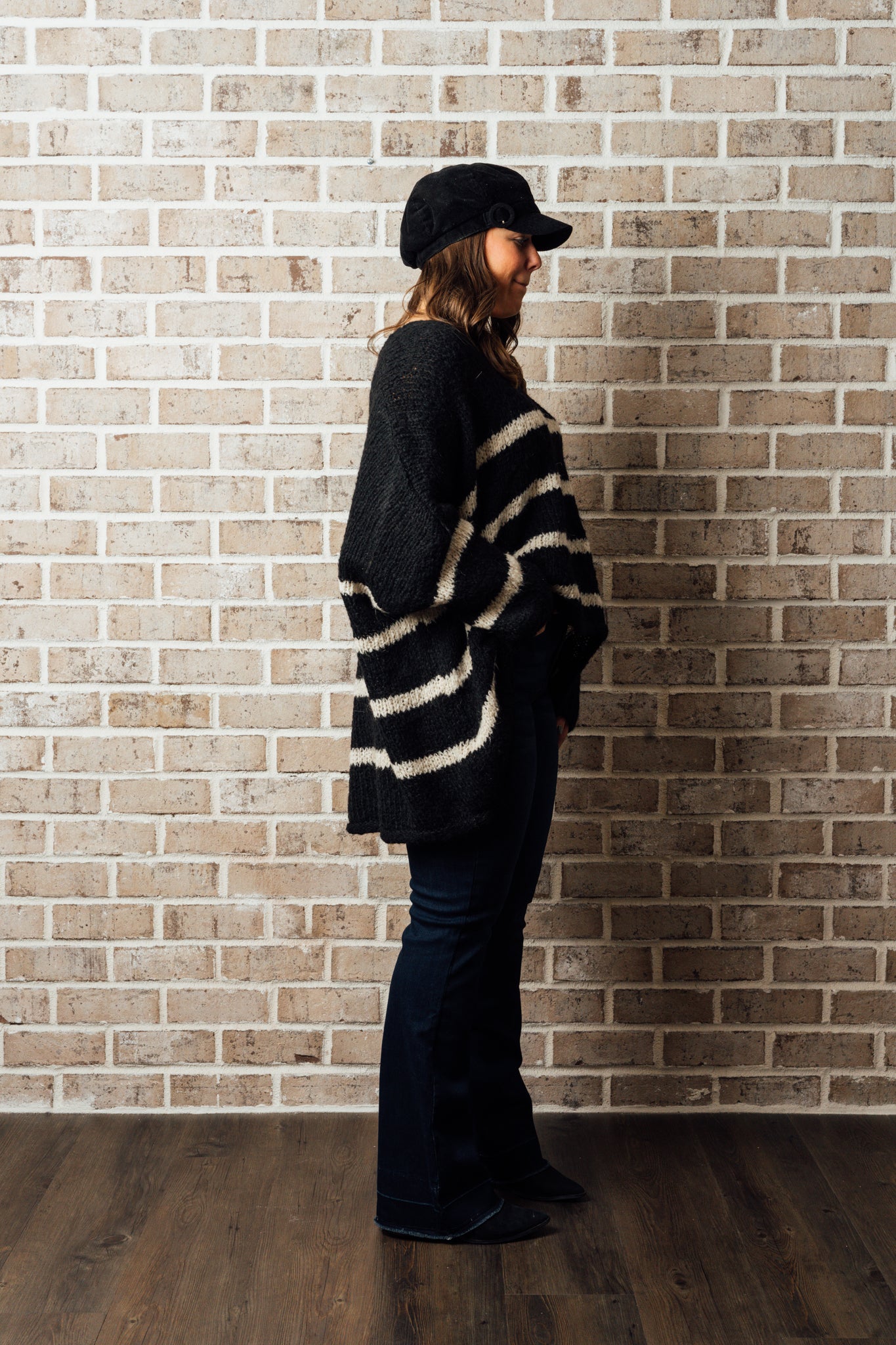 P/V 4 STRIPE SWEATER