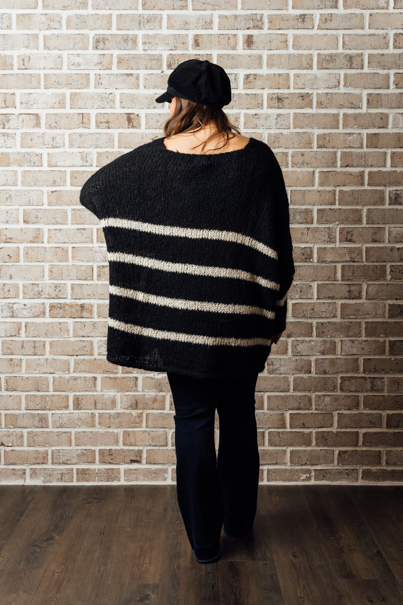 P/V 4 STRIPE SWEATER