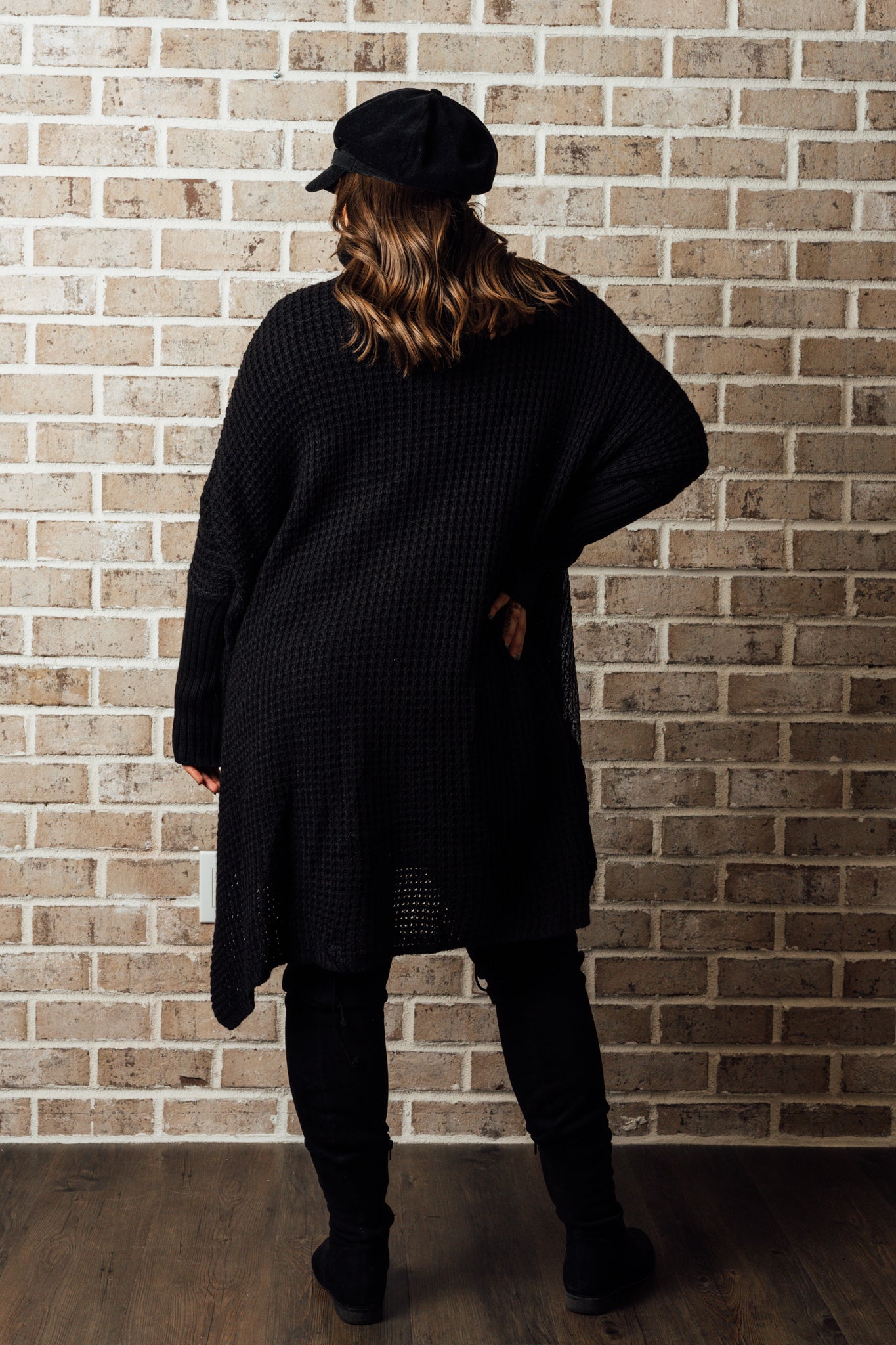 A/M LONG METALIC SWEATER