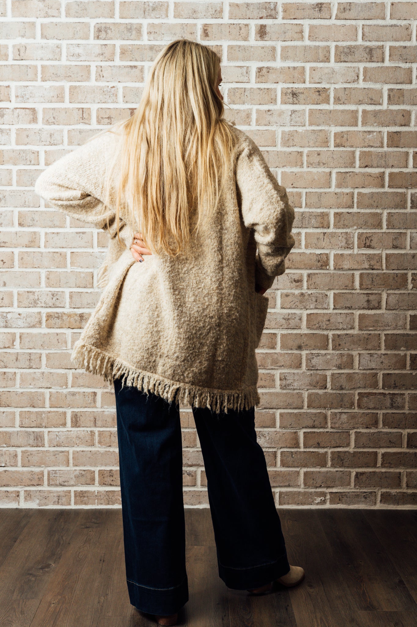 C/B FLUFFY BOUCLE CARDI