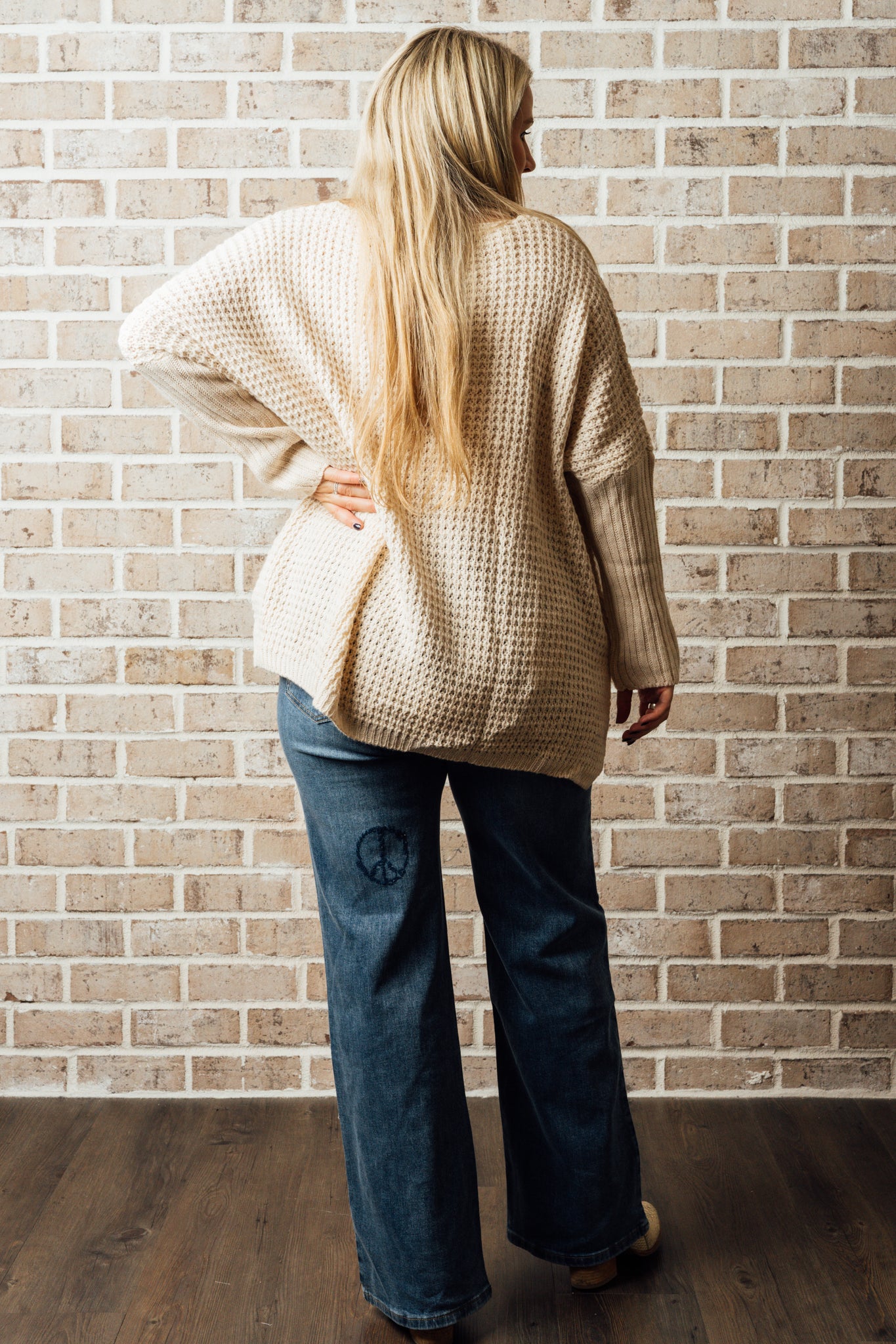 P/V SPARKLE SWEATER