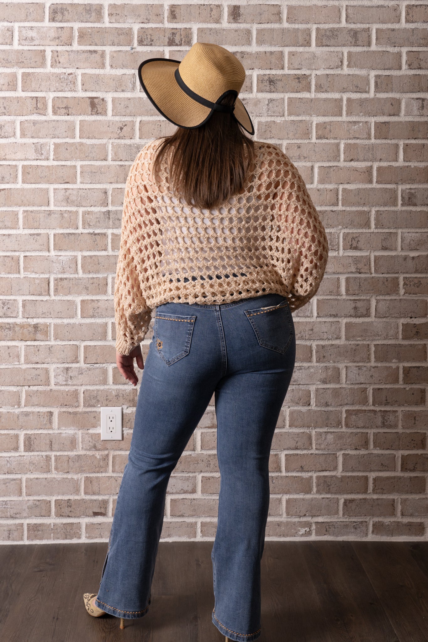 C/B SLIT FRONT DENIM