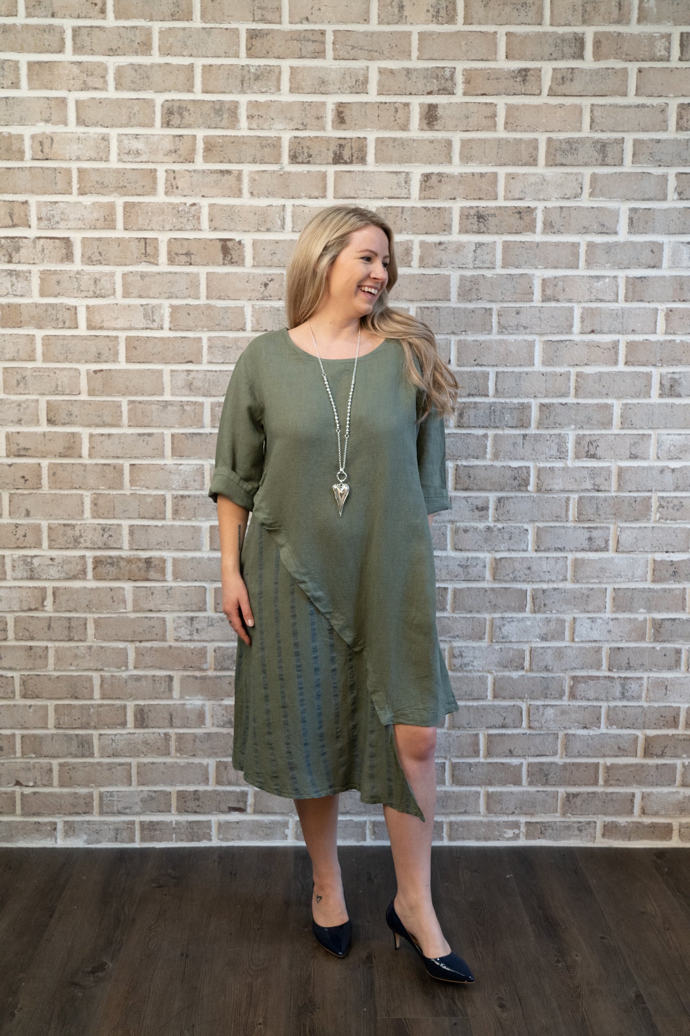 P/T SIDE STRIPE DRESS