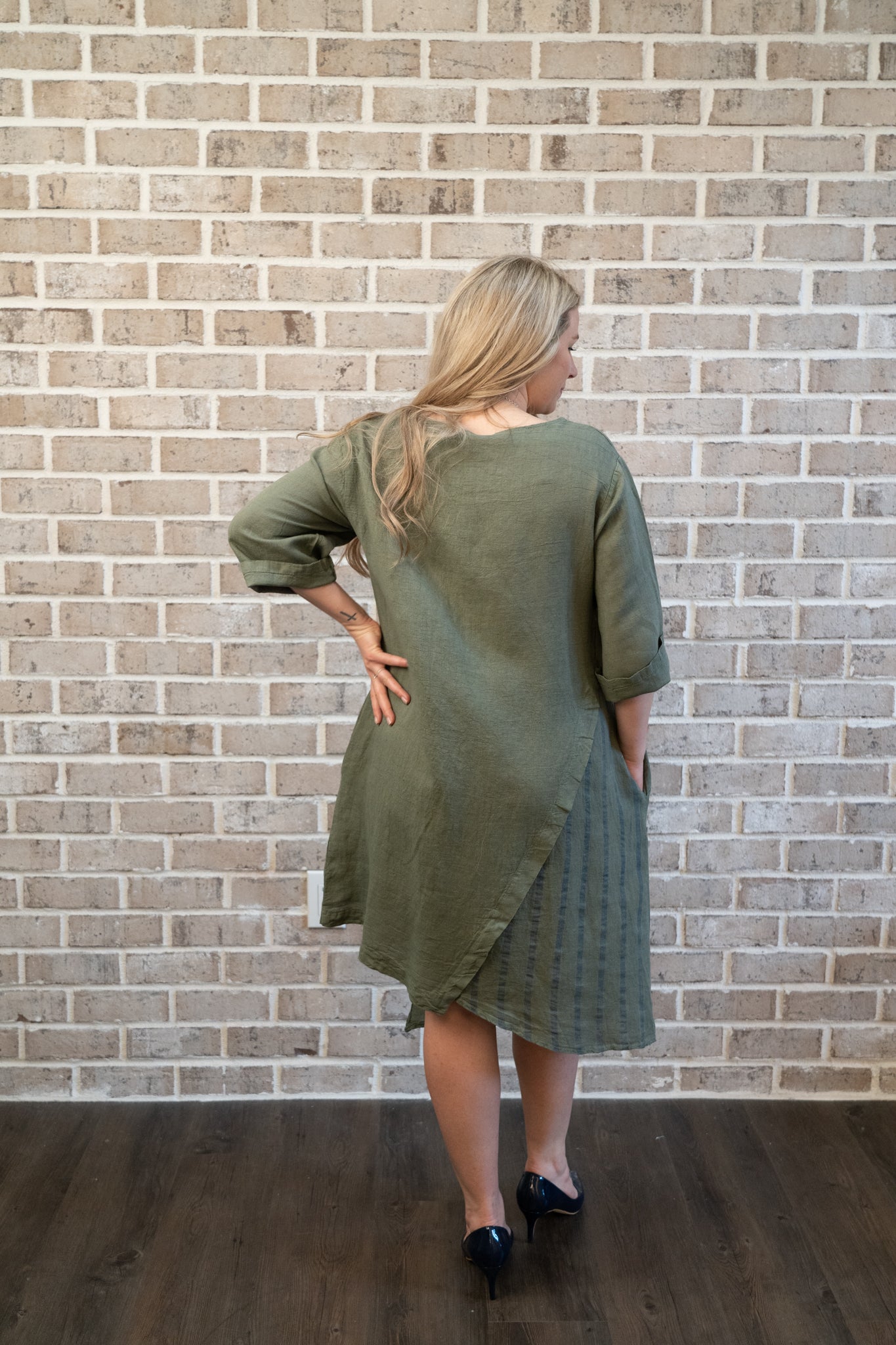P/T SIDE STRIPE DRESS