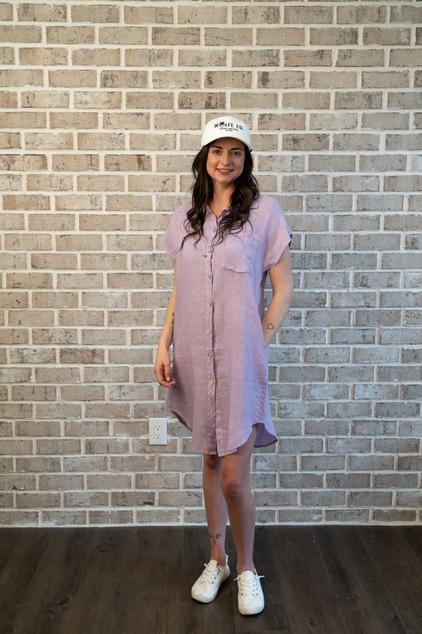 M G CAP SLV SHIFT DRESS