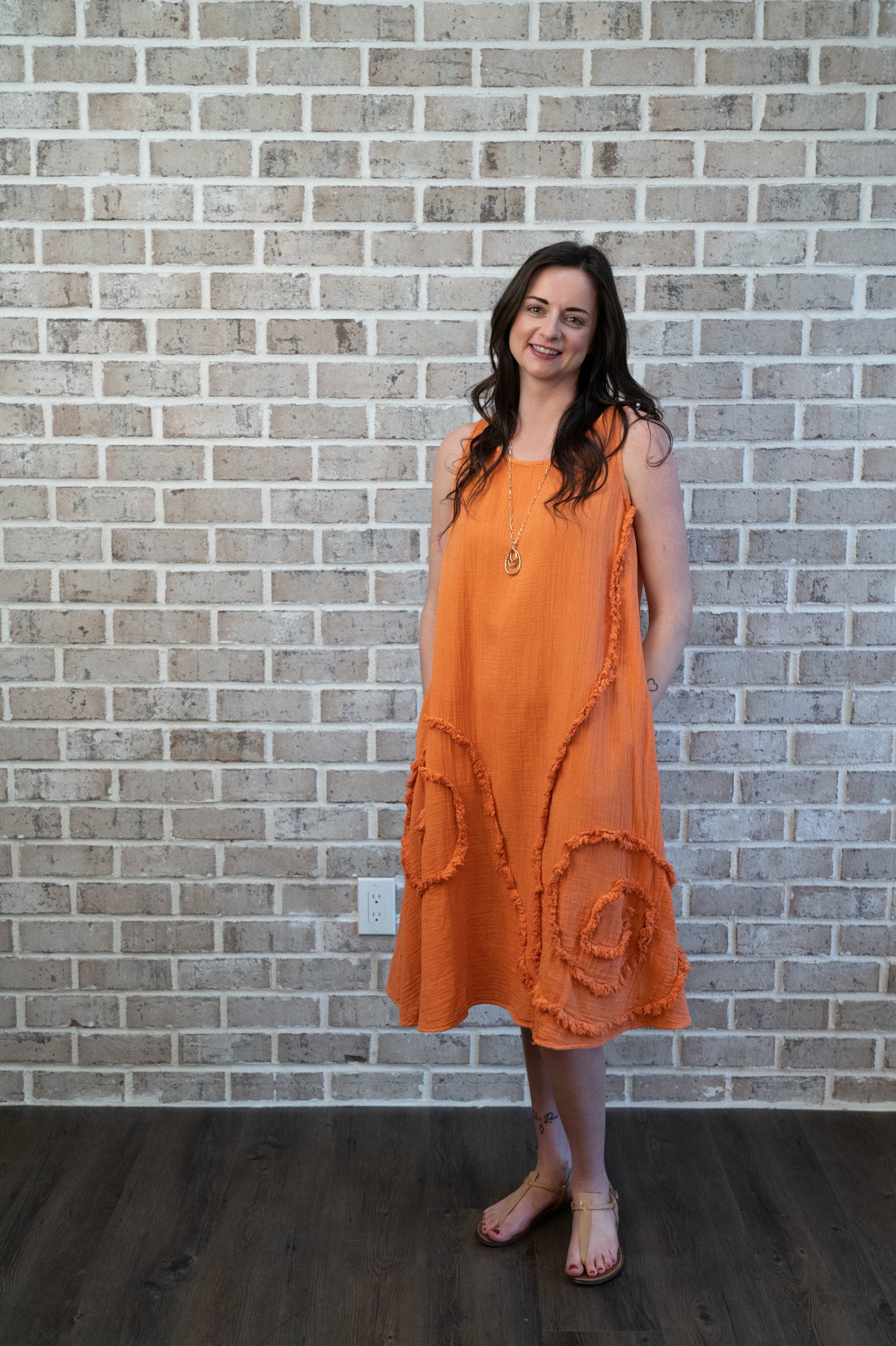 P&S GAUZE CIRCLE DRESS