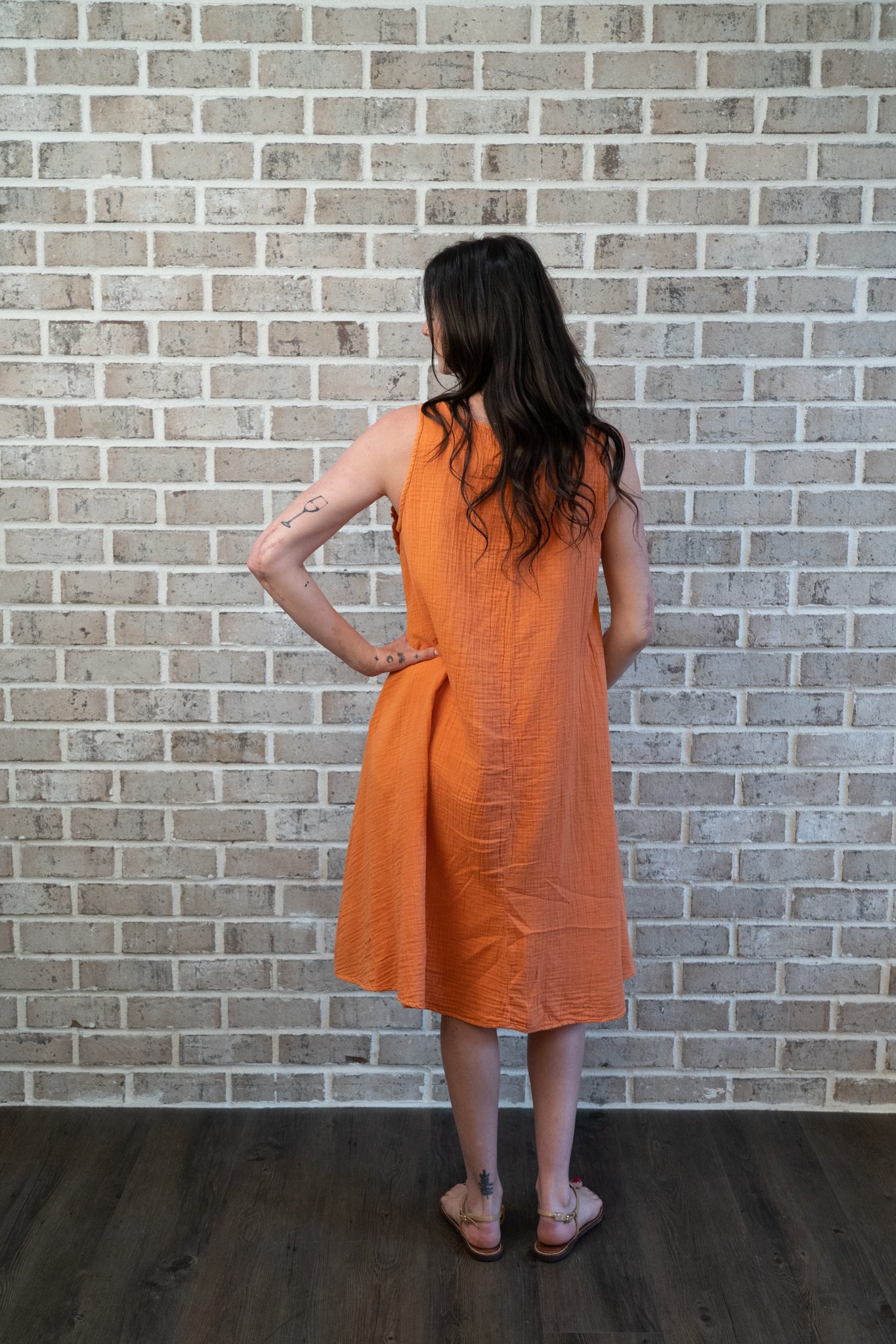 P&S GAUZE CIRCLE DRESS