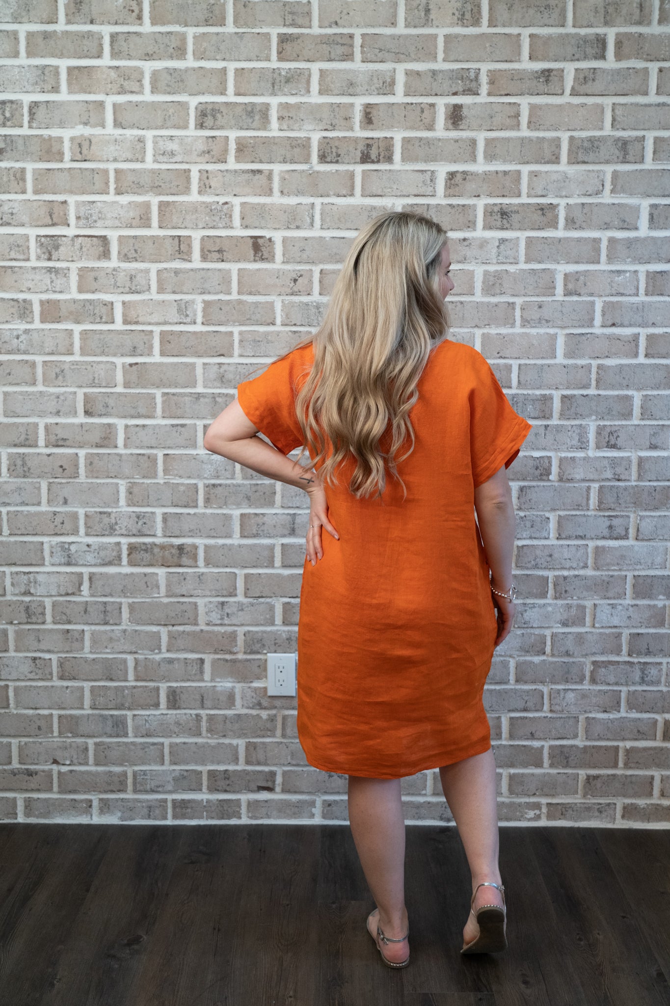 A/M FRONT PKT DRESS