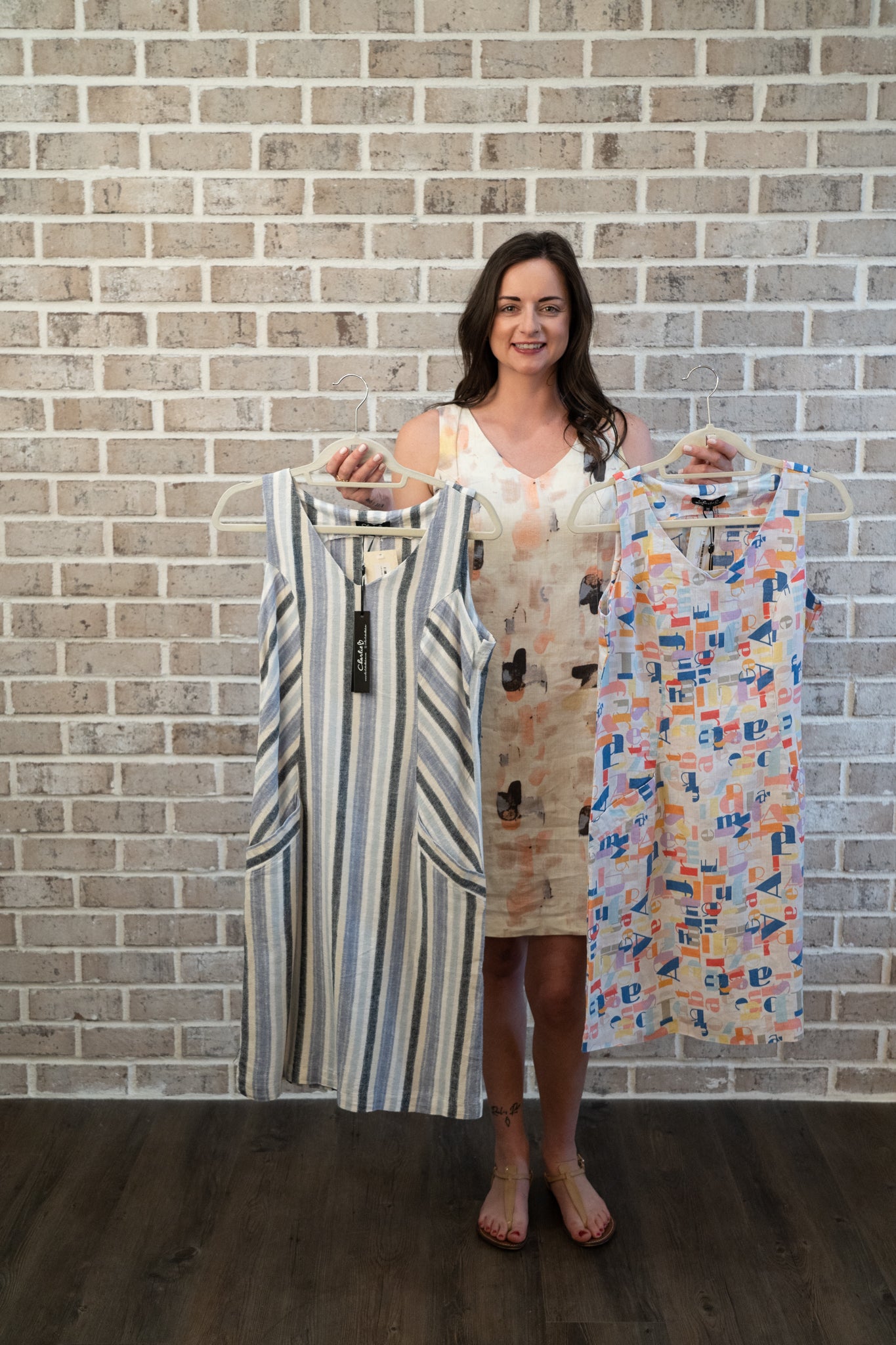 C/B A-LINE SLVLESS DRESS