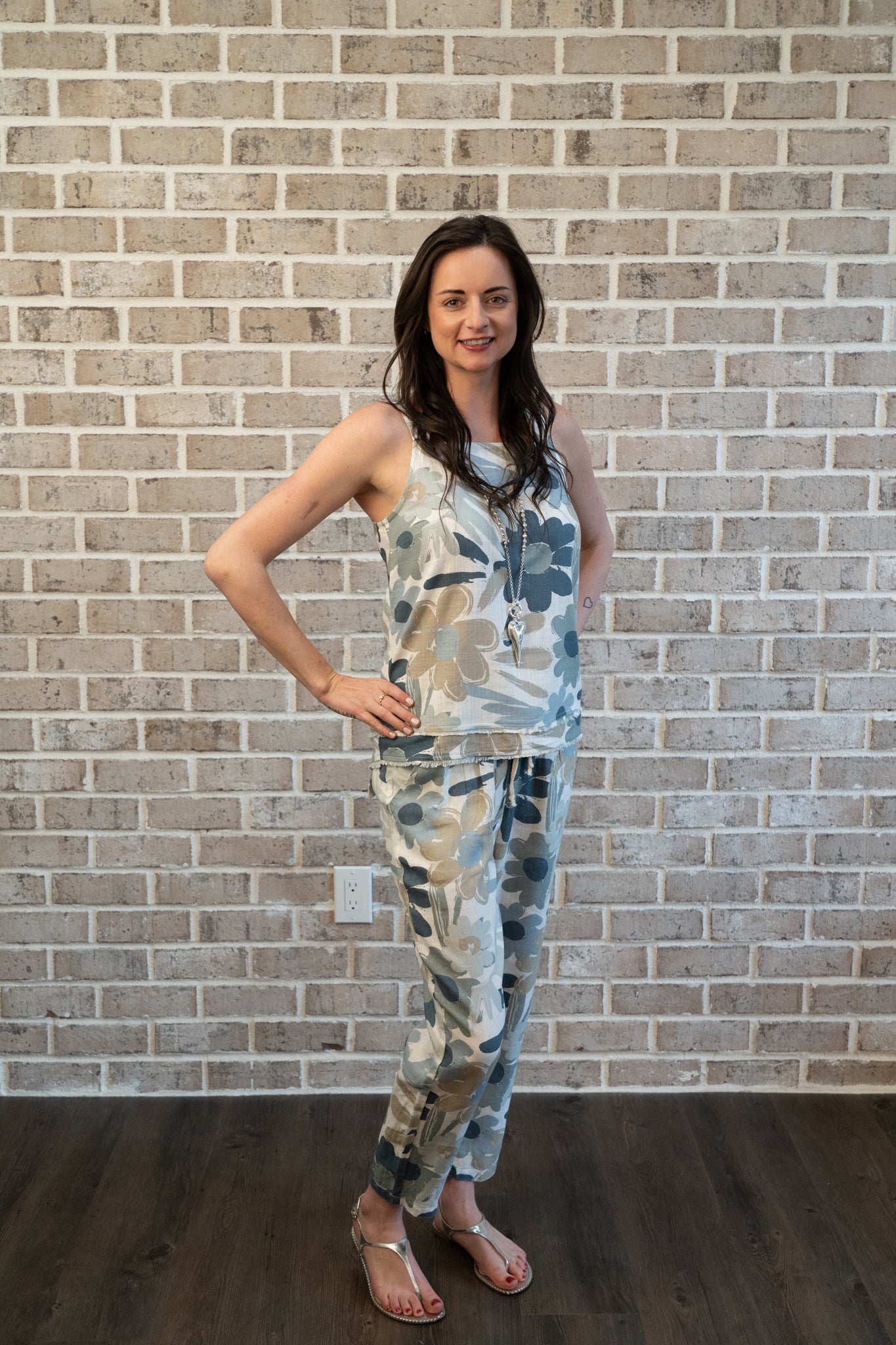 C/B LINEN PULL-ON PANT