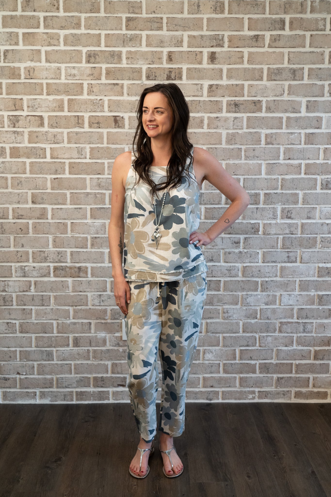 C/B LINEN PULL-ON PANT
