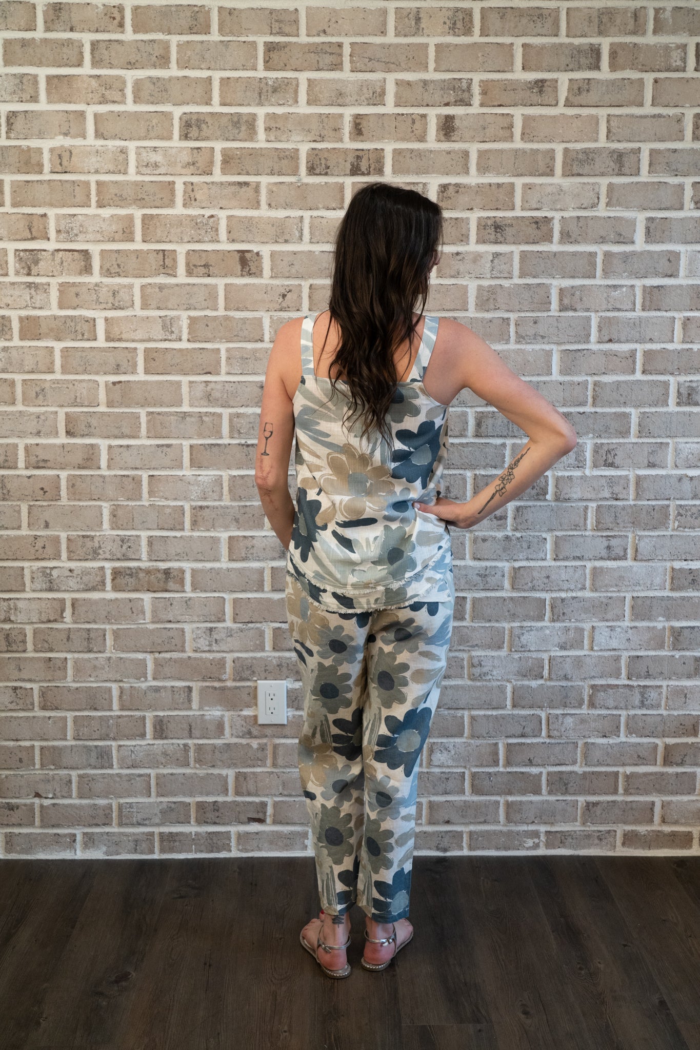 C/B LINEN PULL-ON PANT