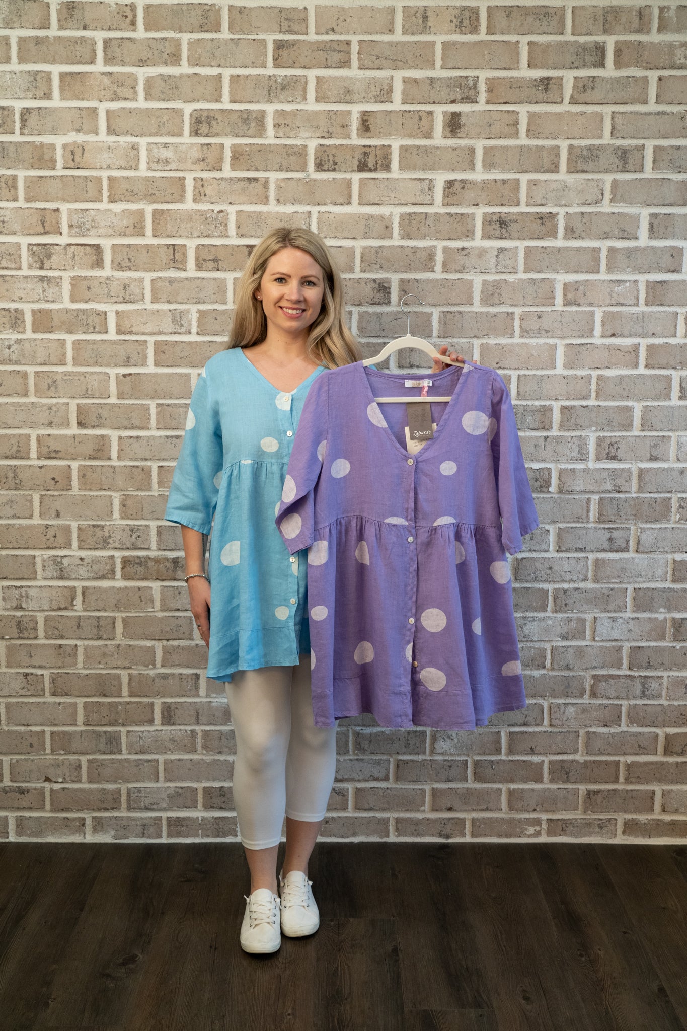 M&G BABY DOLL DOT TOP
