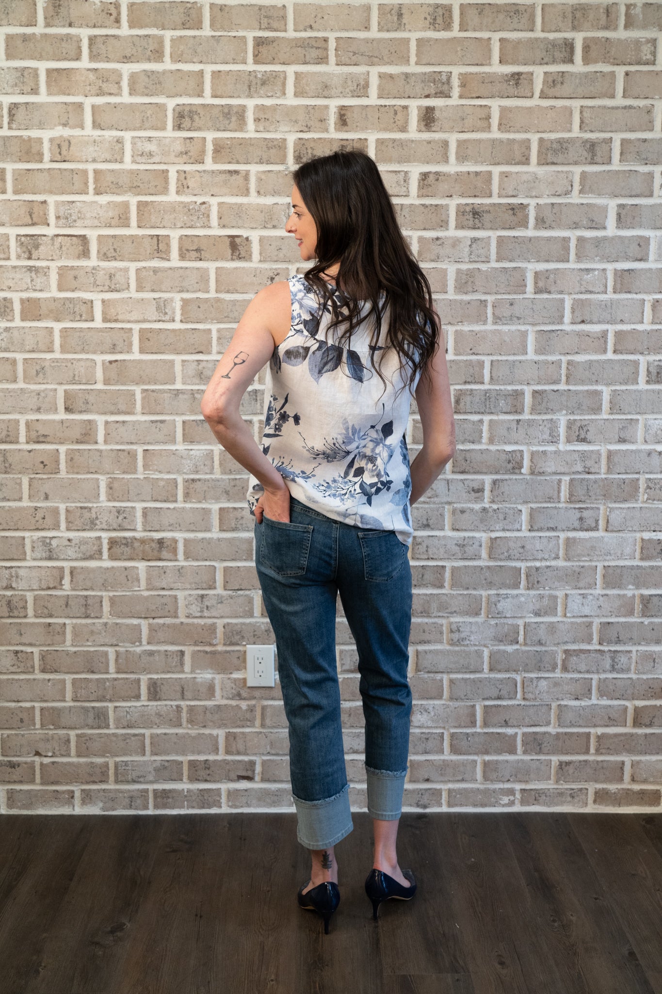 C/B RIPPED STRETCH PANT