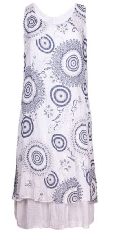 CIRCLE GAUZE DRESS