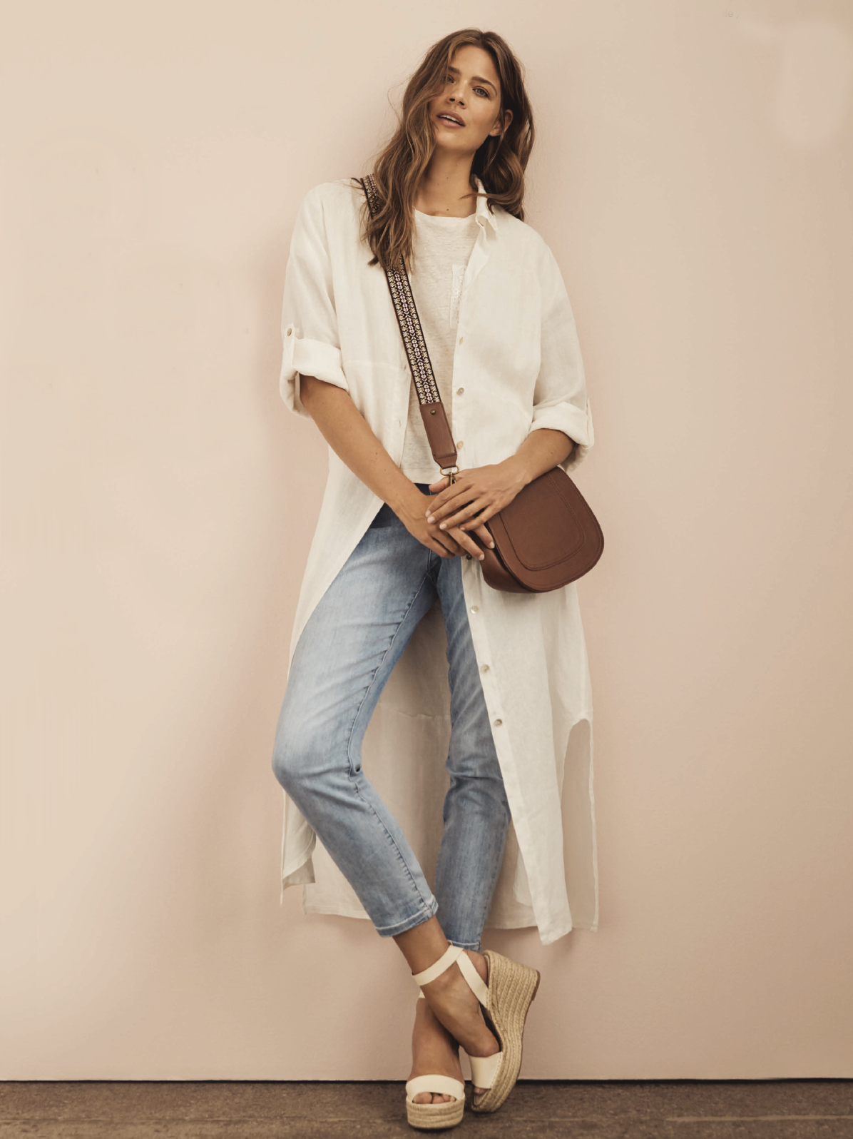 STRETCH DENIM PANTS