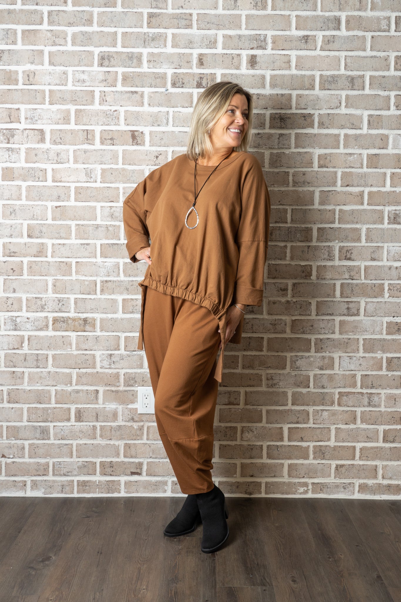 P/T RUCHED BAND TOP