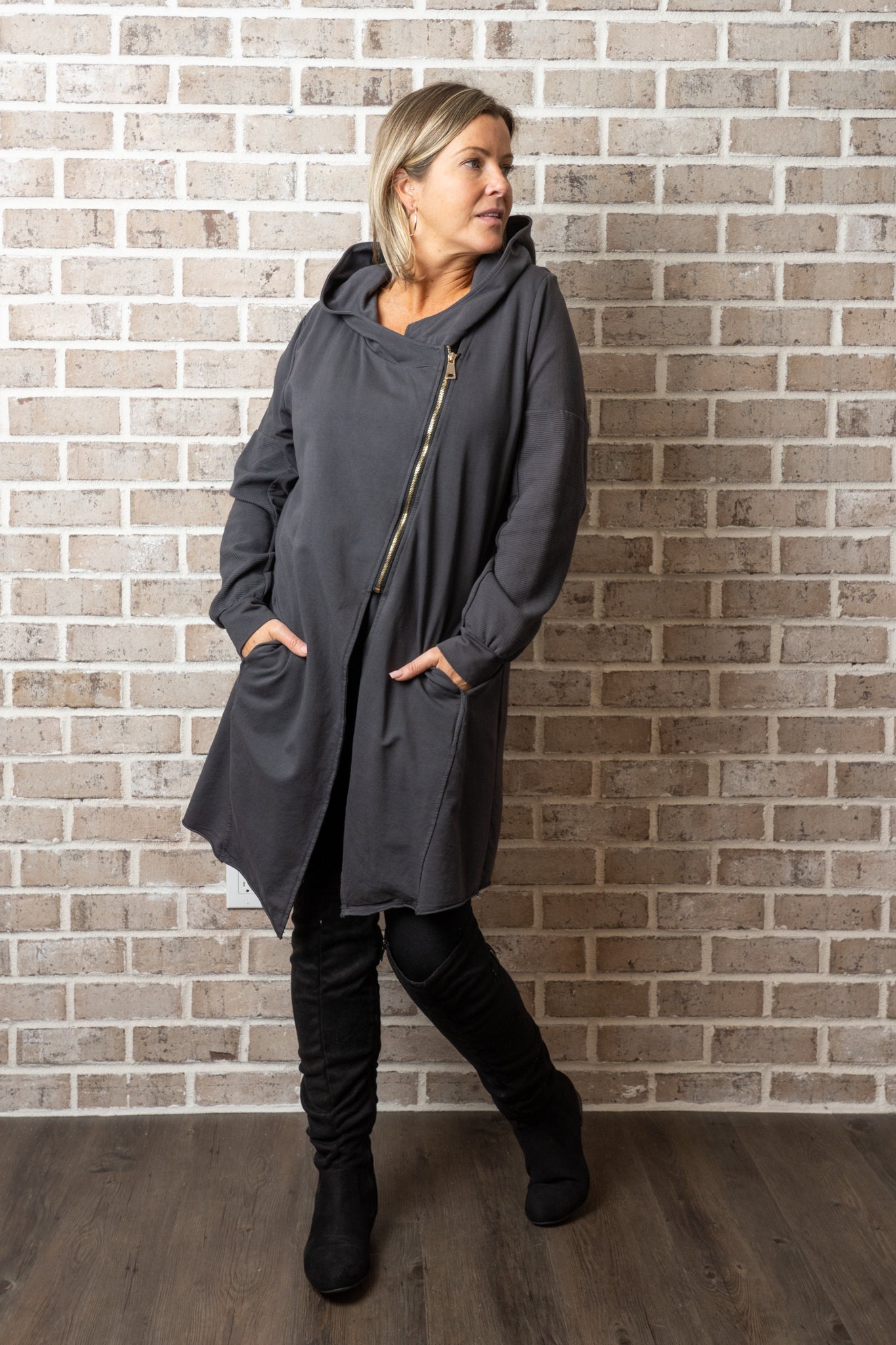 HOODIE ZIP JKT