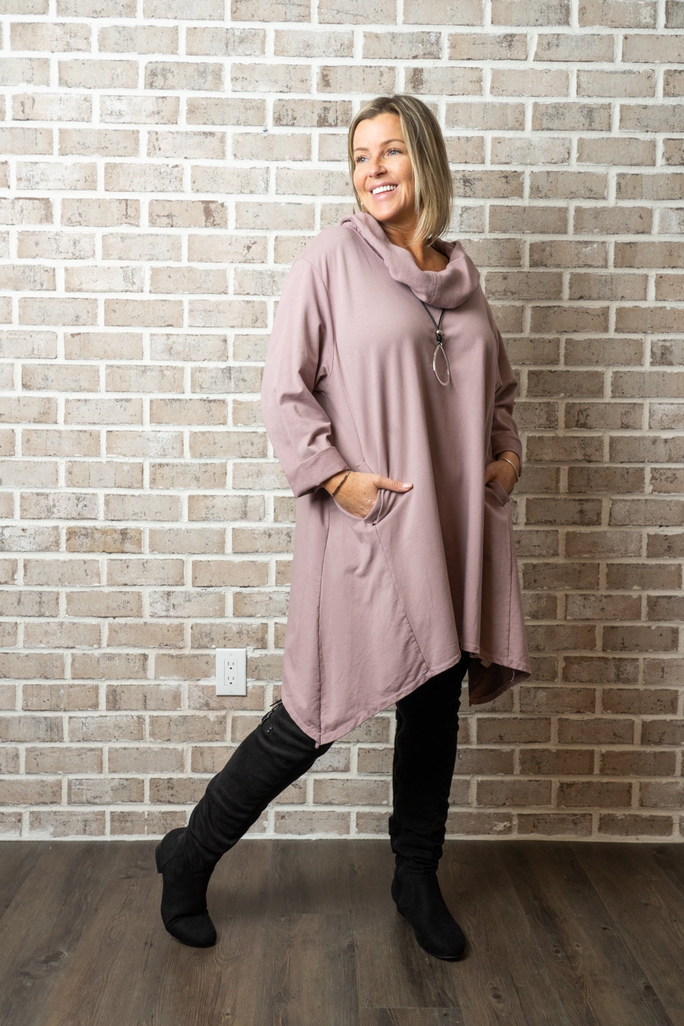 COWL PKT TUNIC