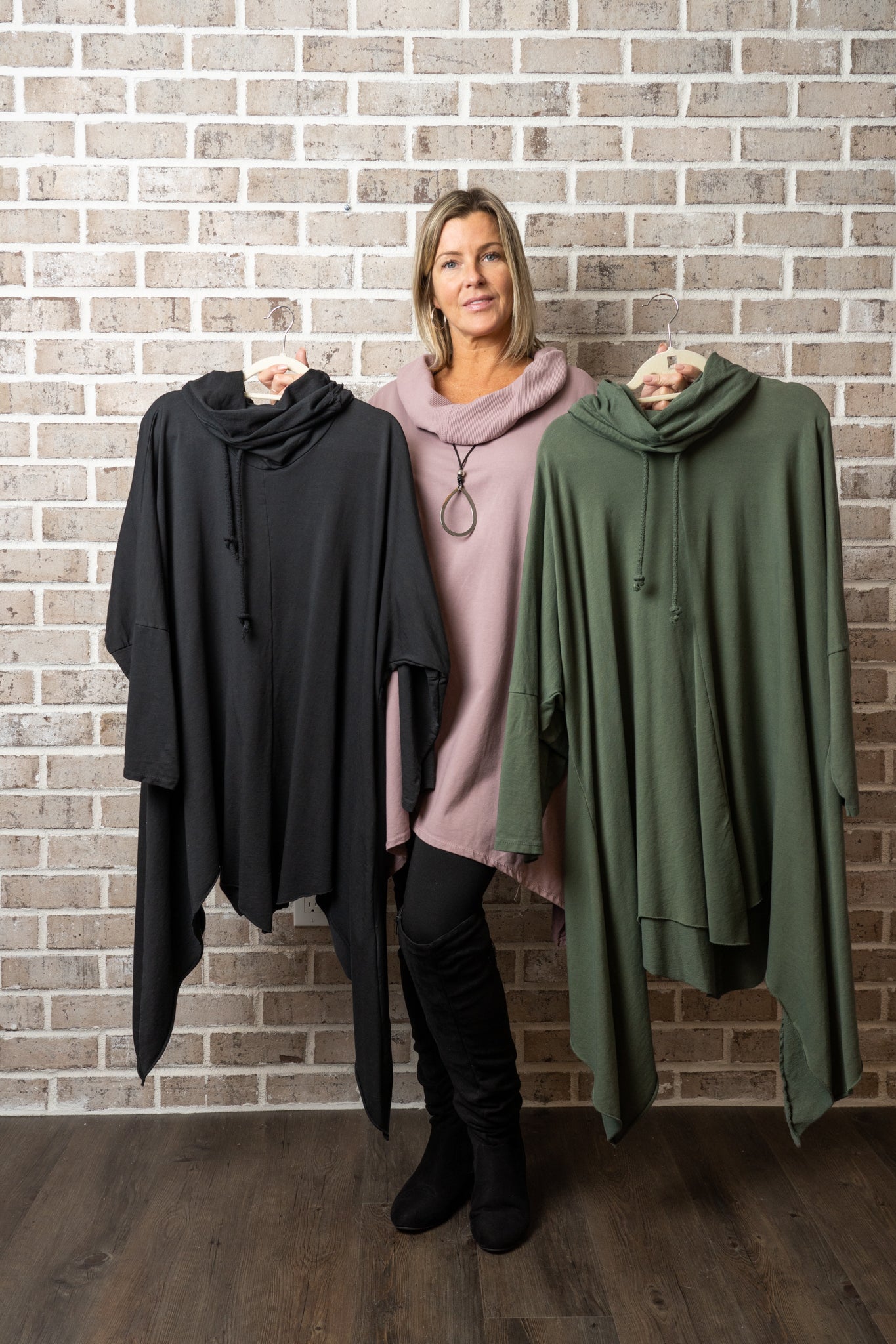 COWL PKT TUNIC