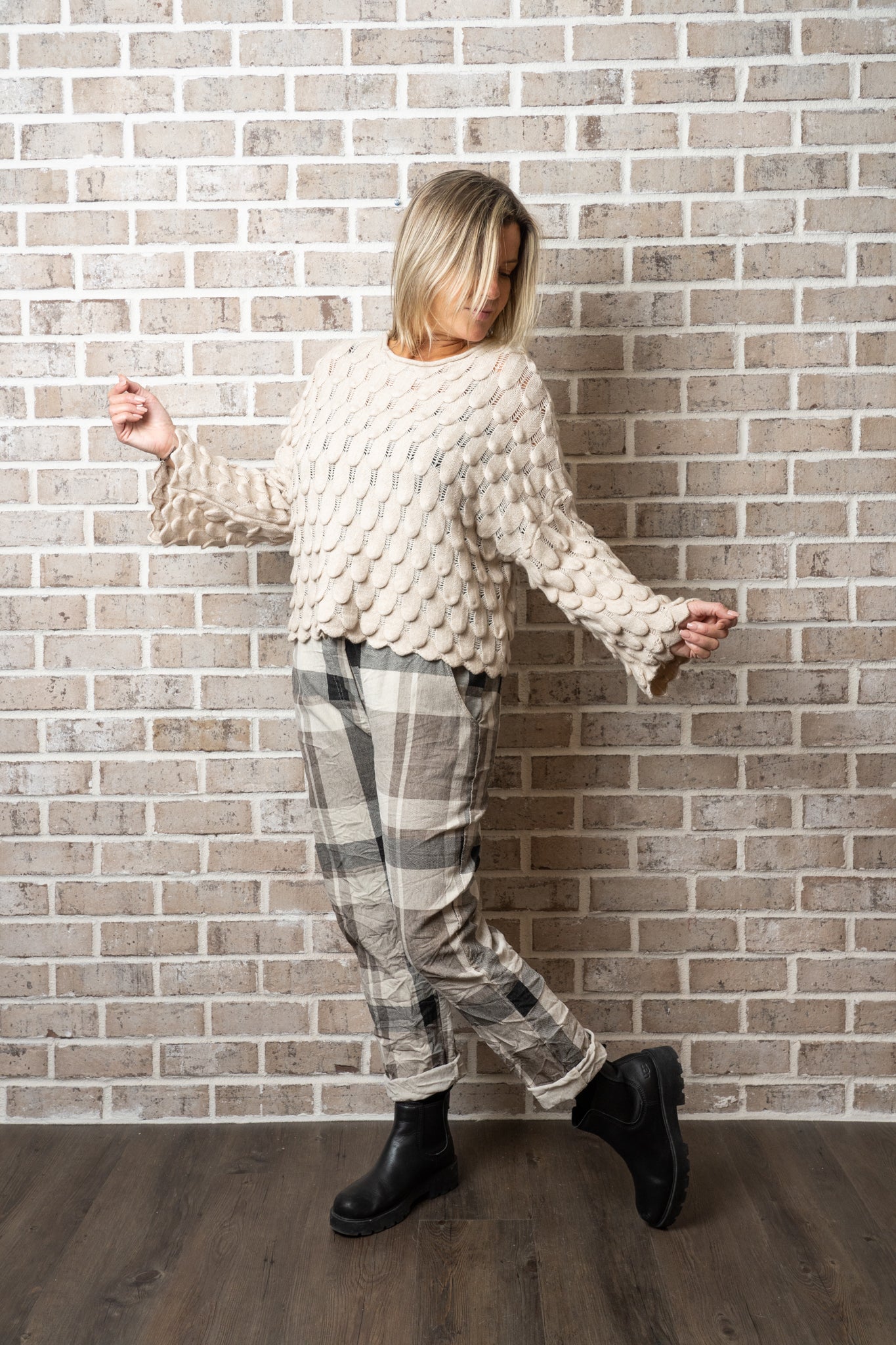 A/M CHECK PANT