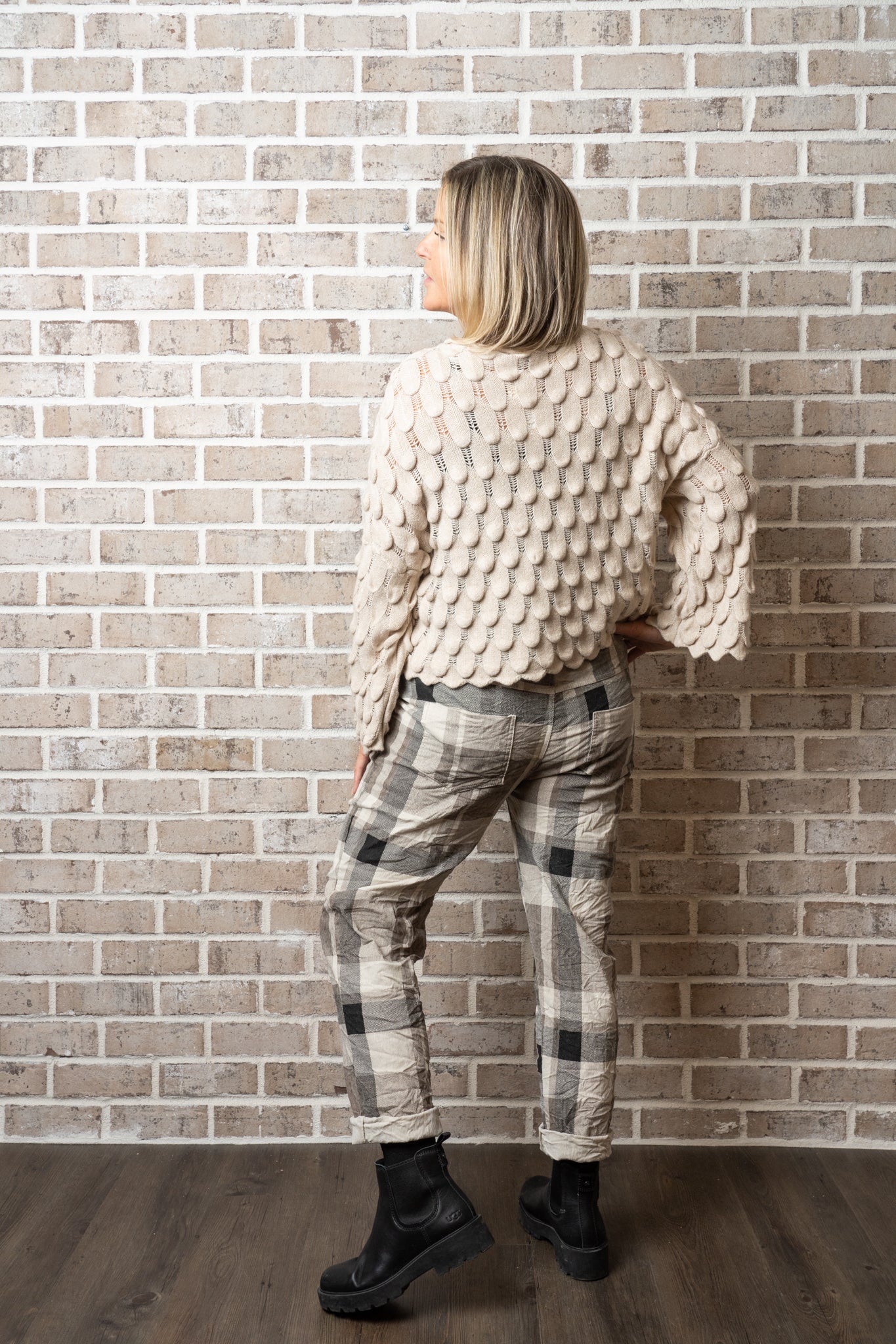 A/M CHECK PANT