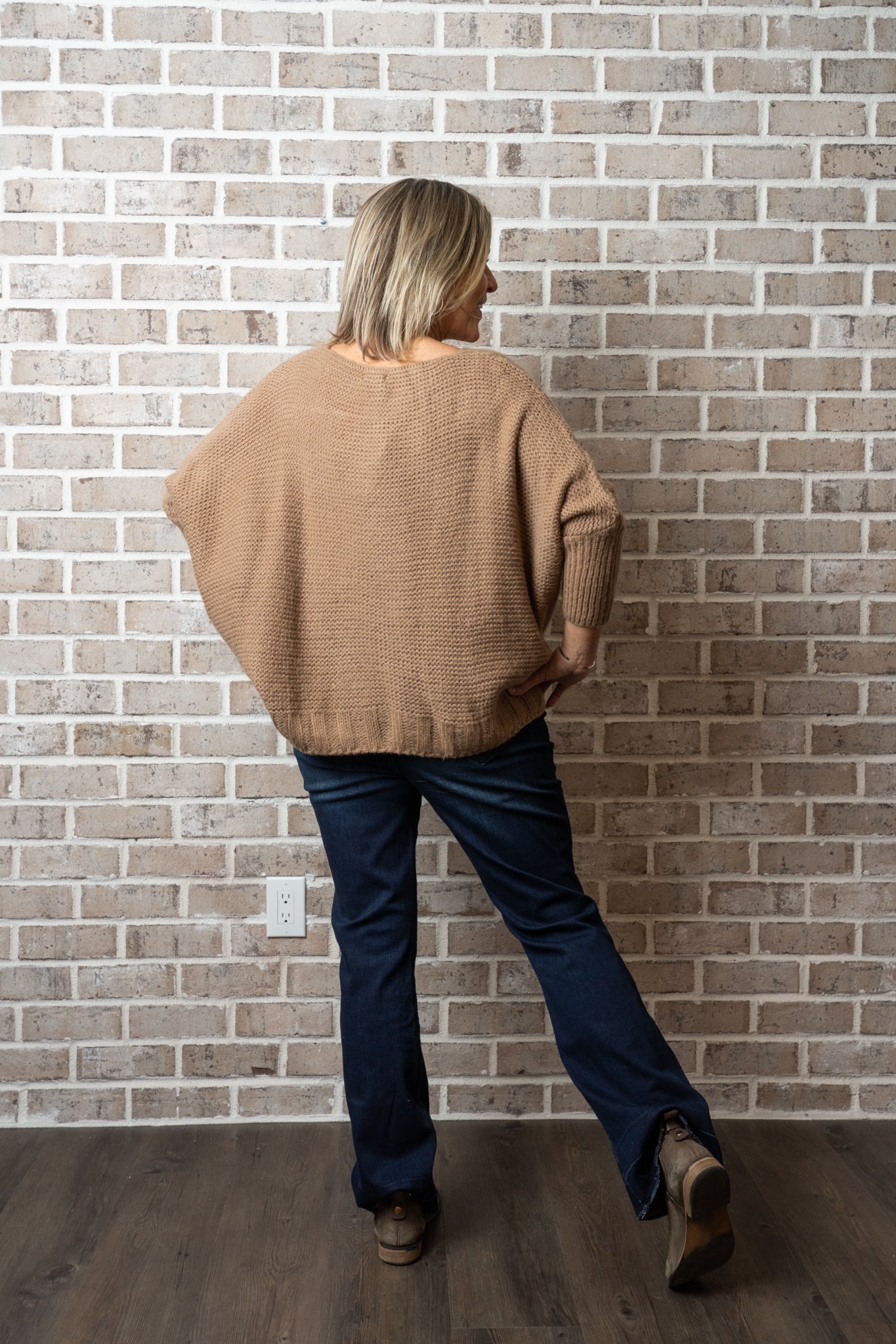 C/B SOLID DENIM FLARE PANT