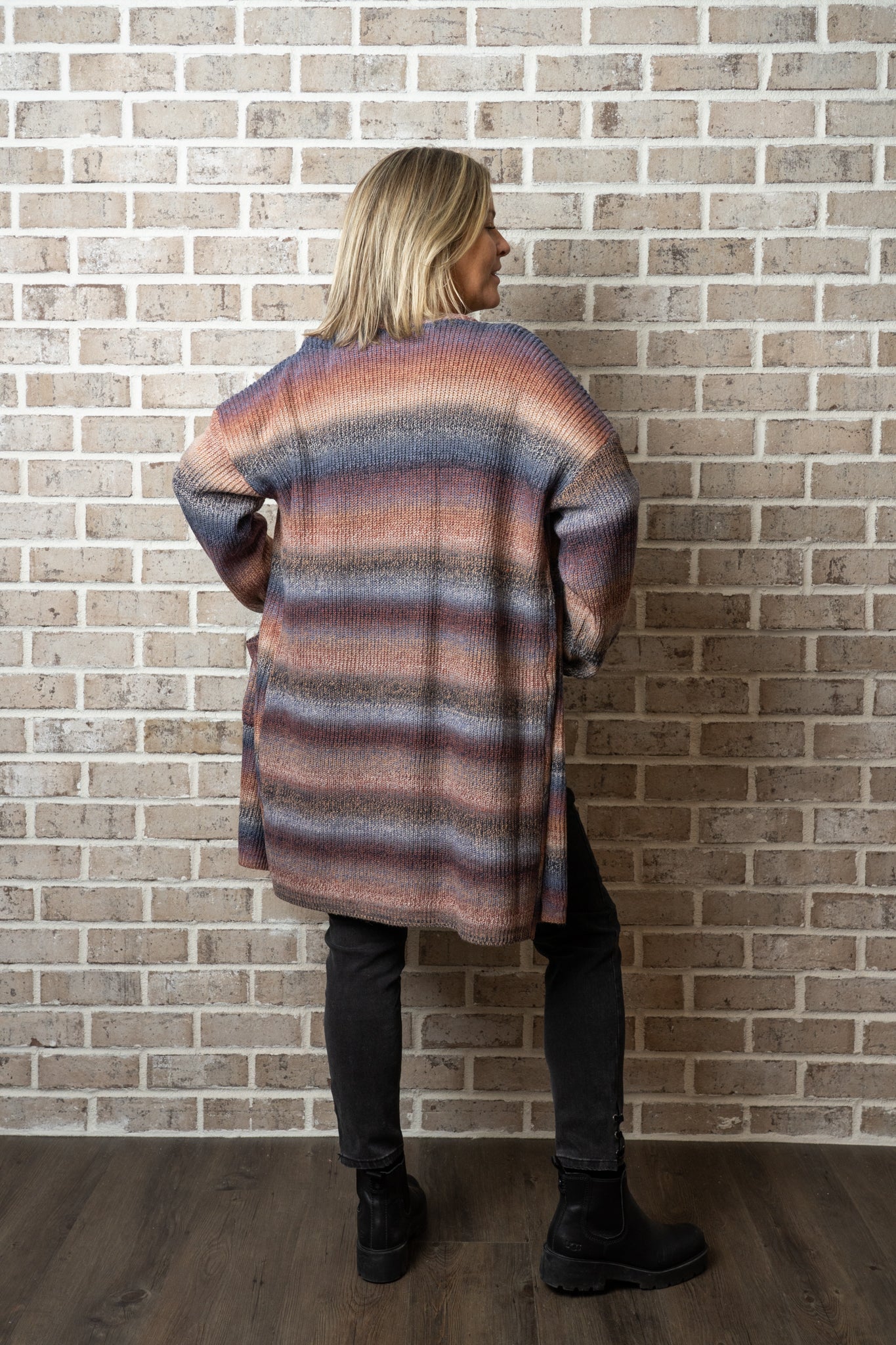 C/B STRIPED CARDIGAN