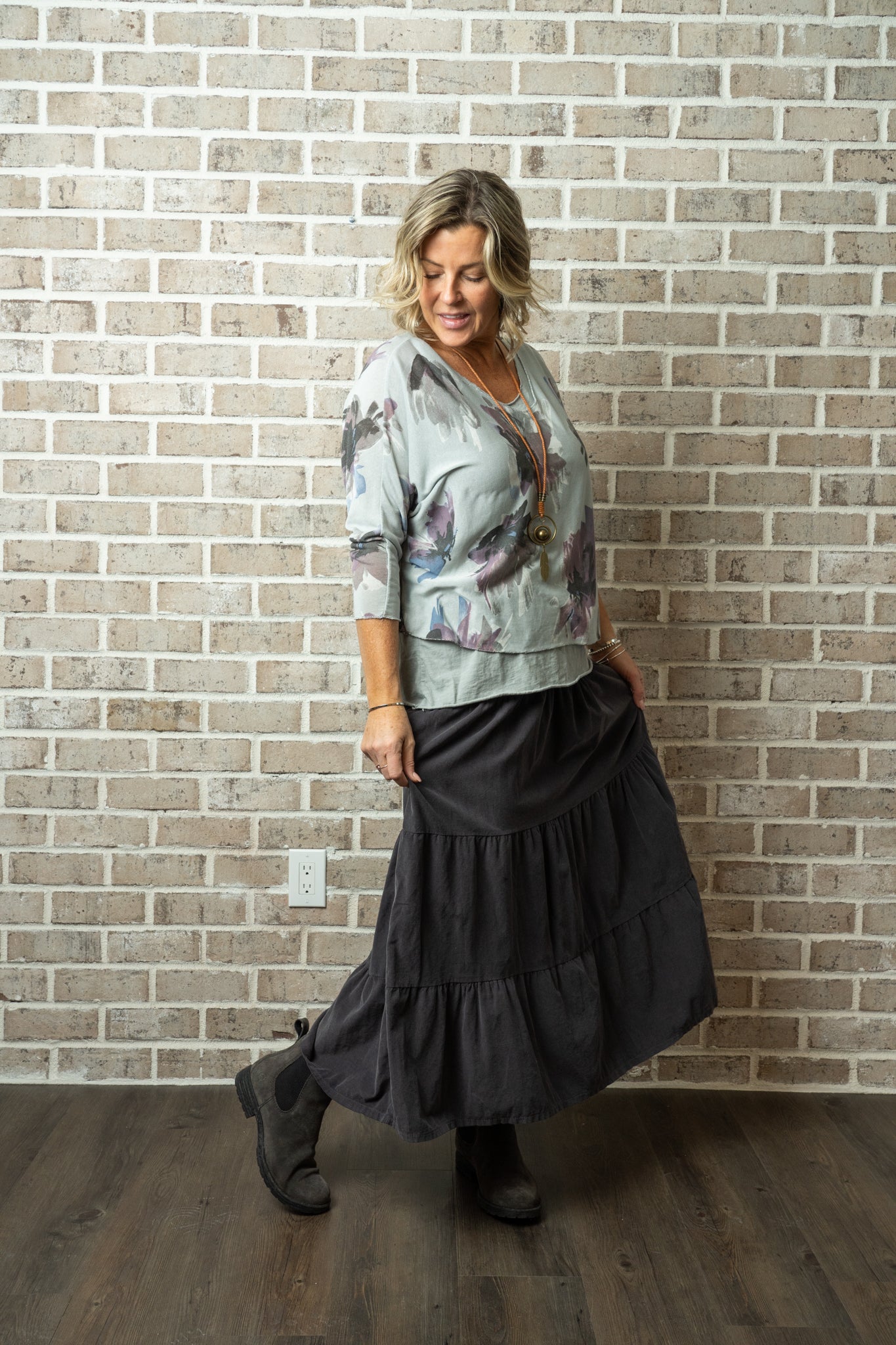 C/L CORDUROY SKIRT