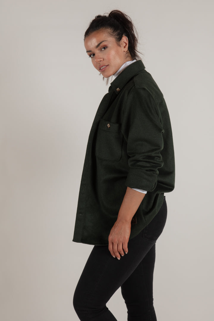 WOOL BUTTON DOWN