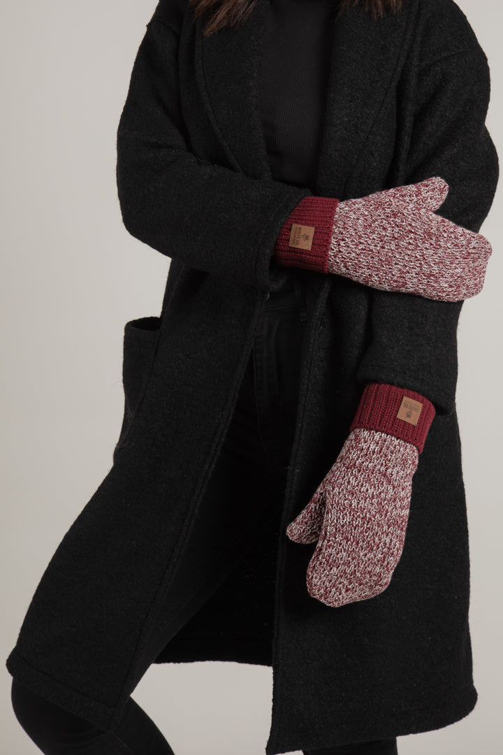 FLEECE LINED MITTS