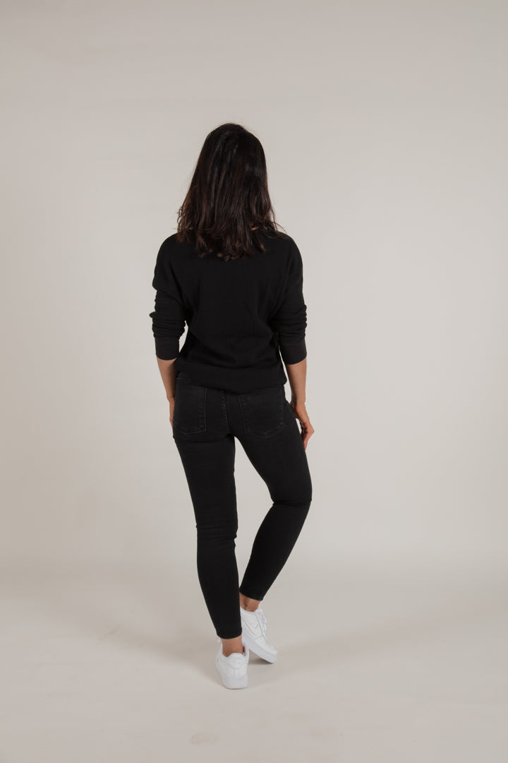 WOMEN'S WAFFLE KNIT