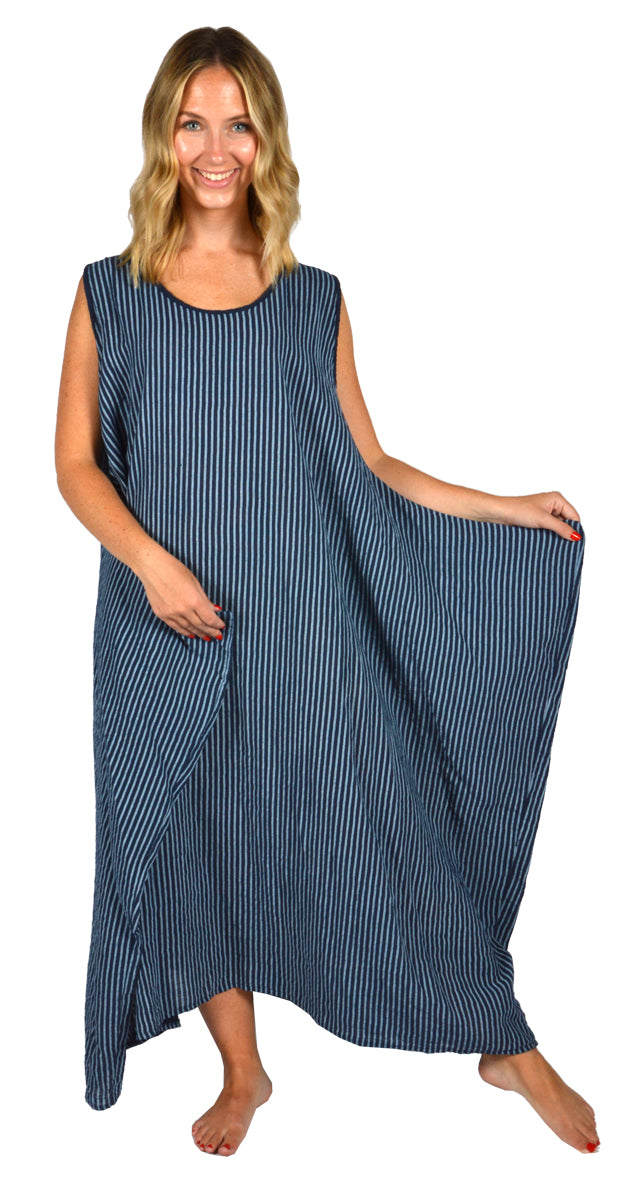 STRIPED POINT DRESS