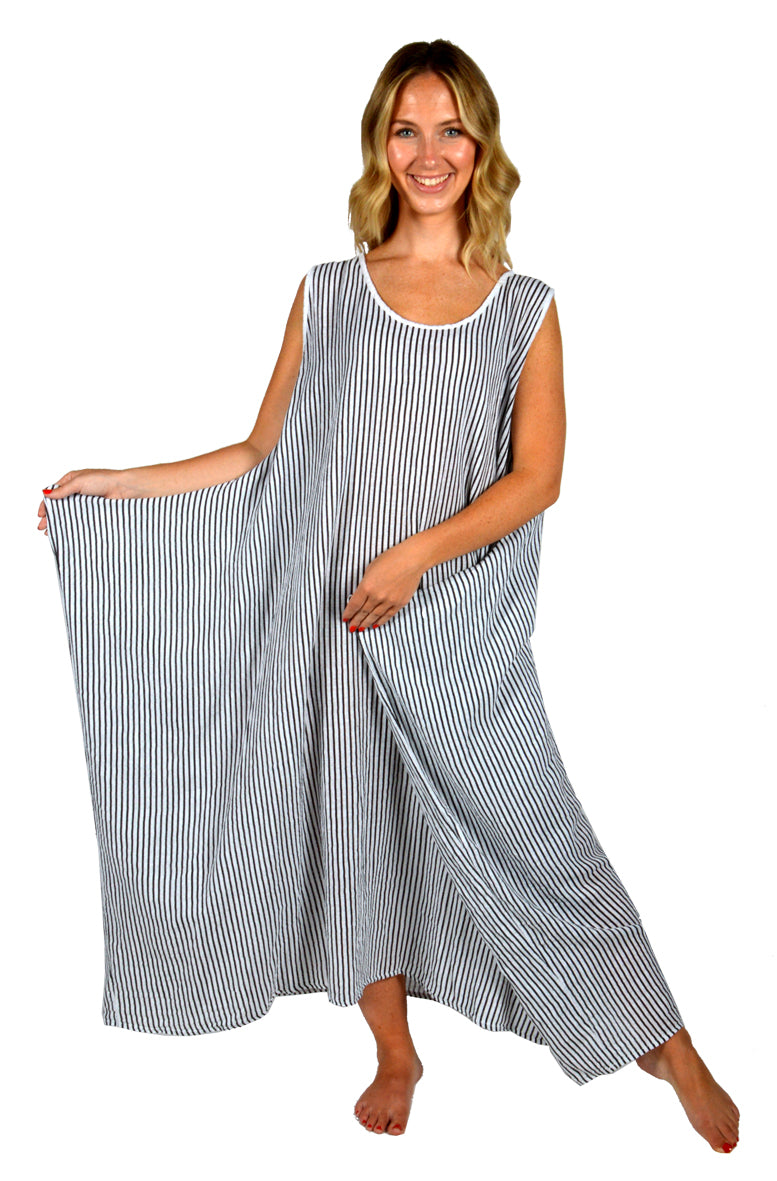 STRIPED POINT DRESS