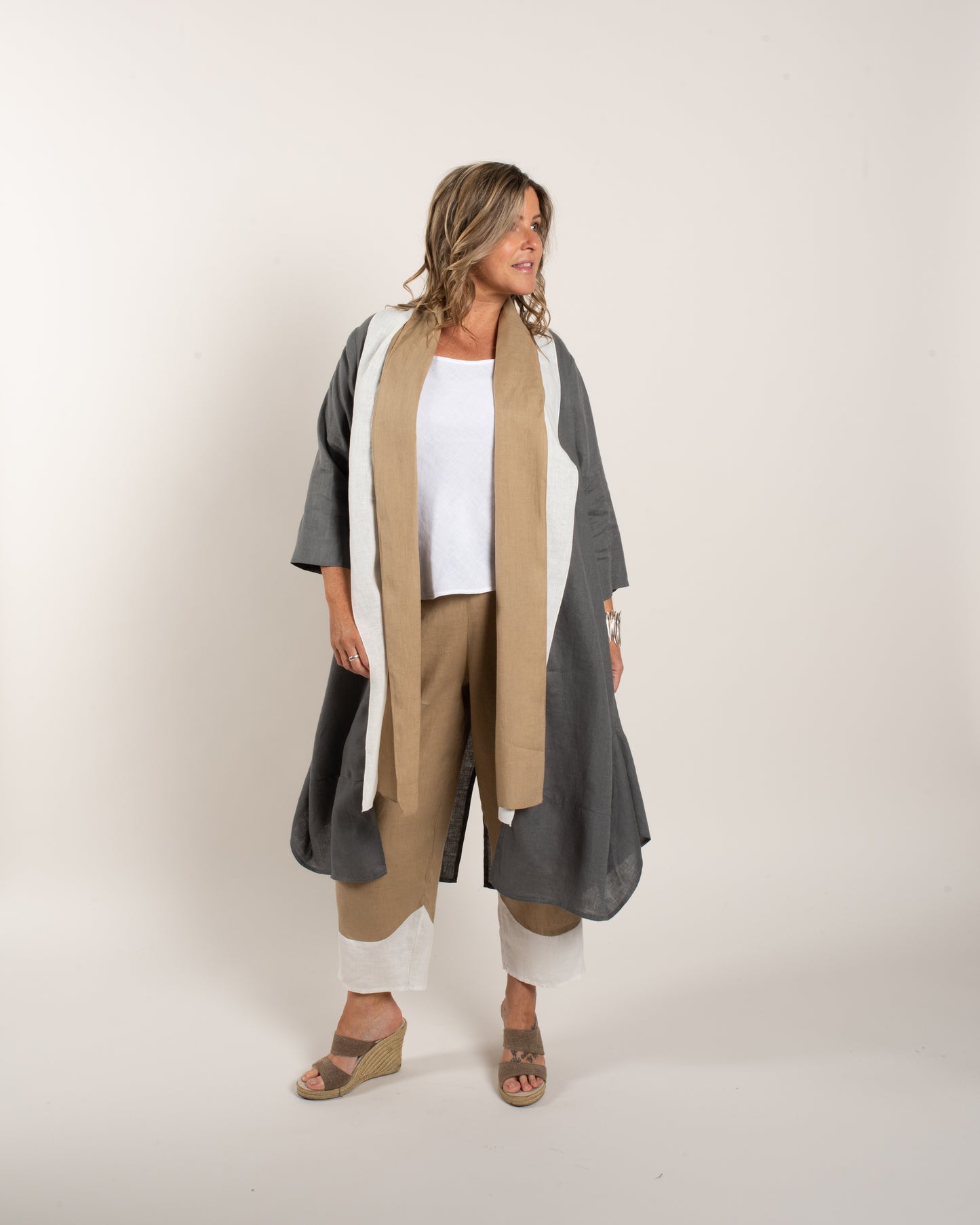 LONG LINEN DUSTER