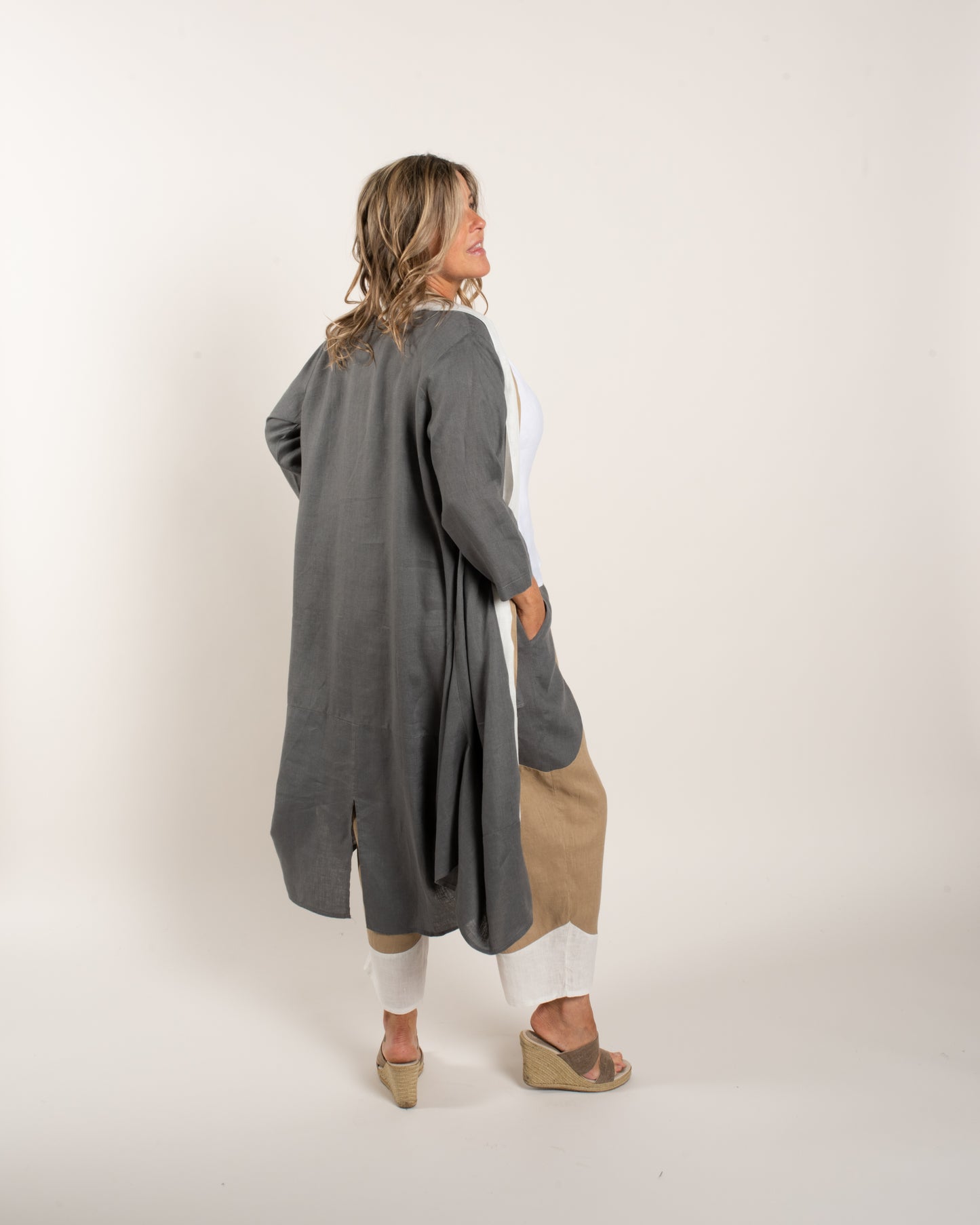 LONG LINEN DUSTER