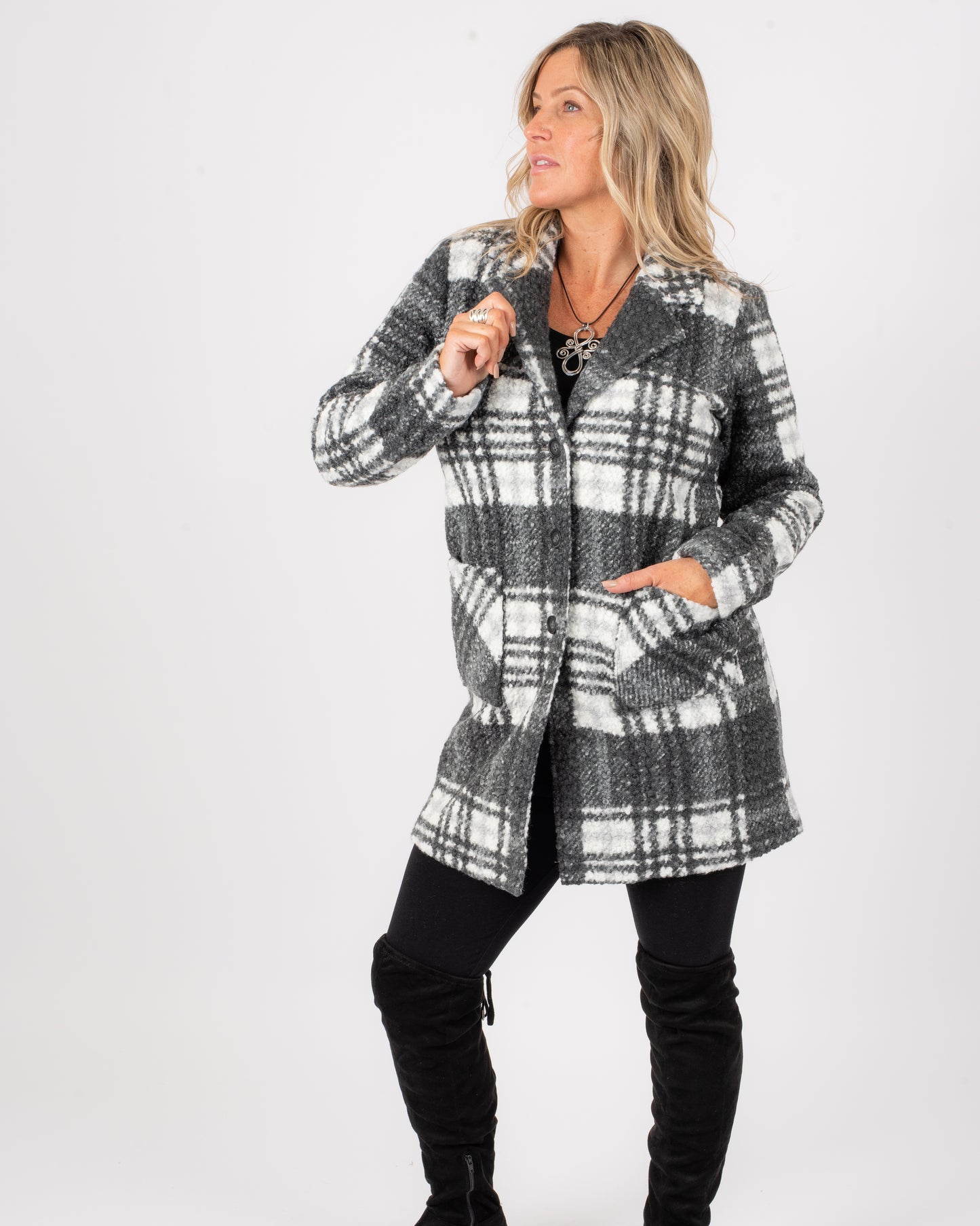 BOUCLE COAT