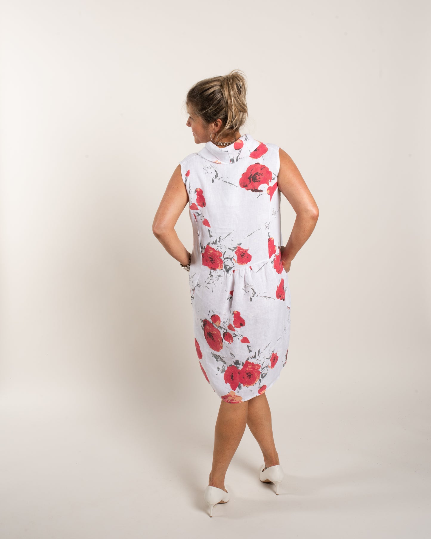 COWL BUBBLE DRESS