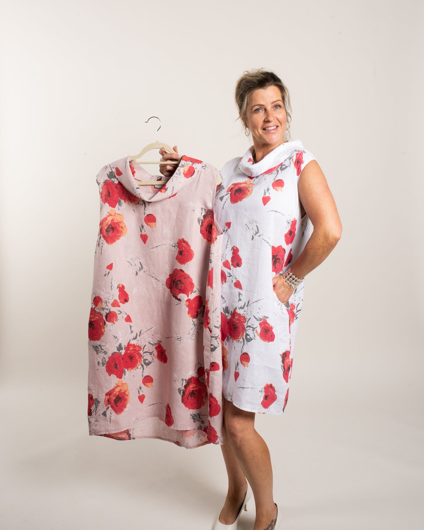 COWL BUBBLE DRESS
