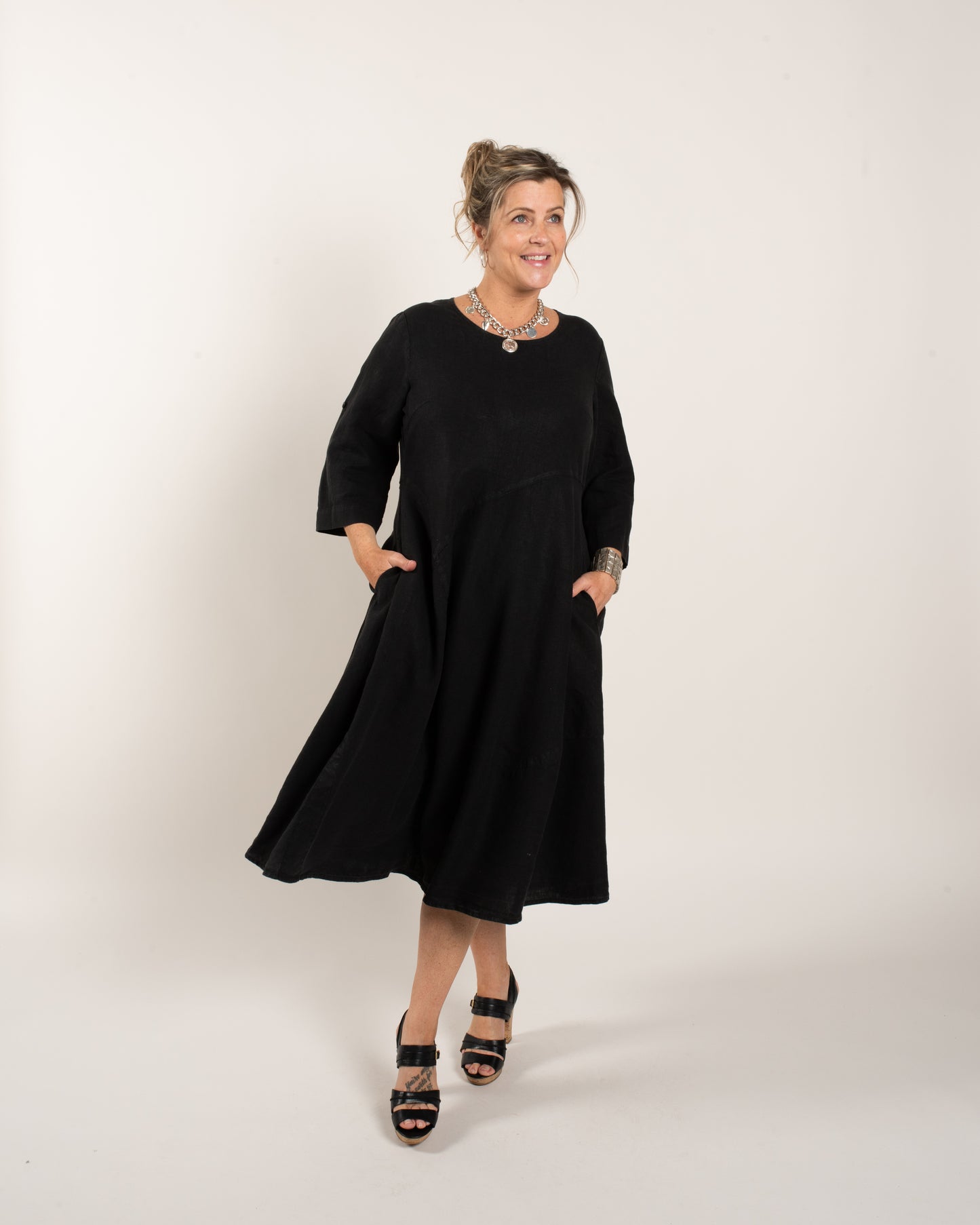 FLARED DRESS