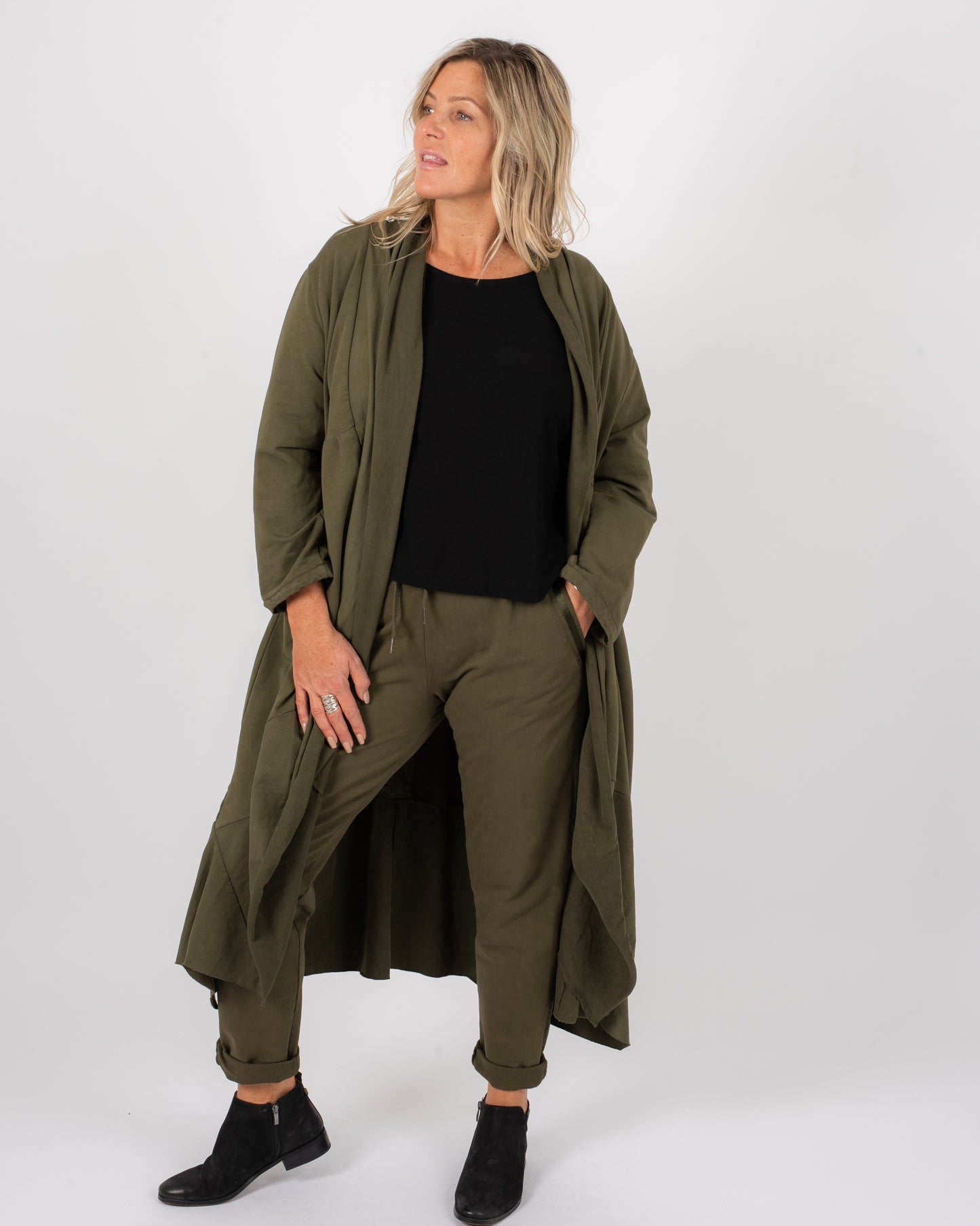 LONG BALLOON COAT