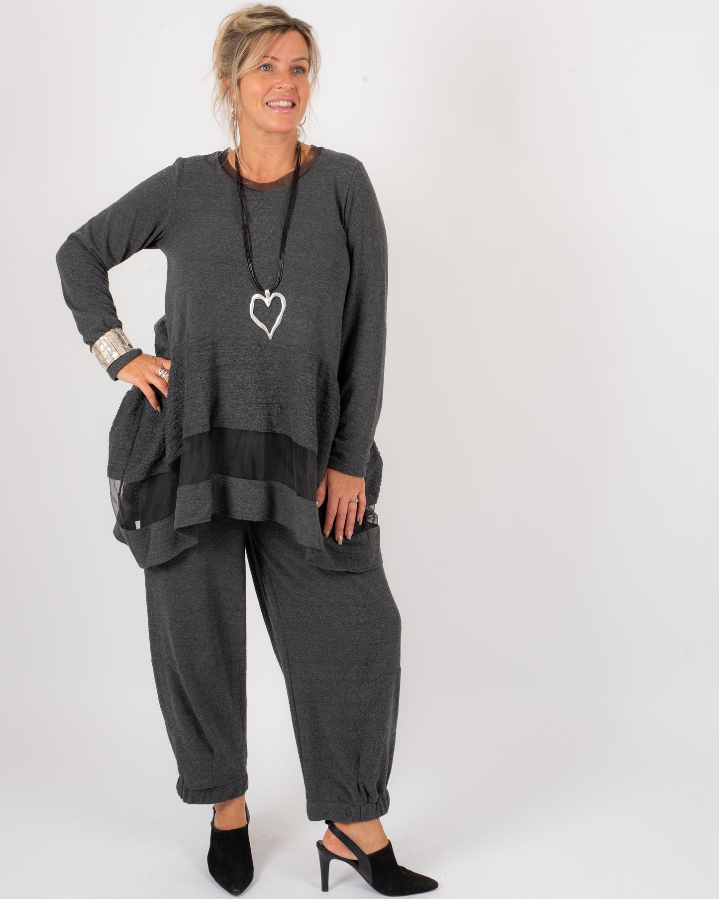 MESH INSERT TUNIC