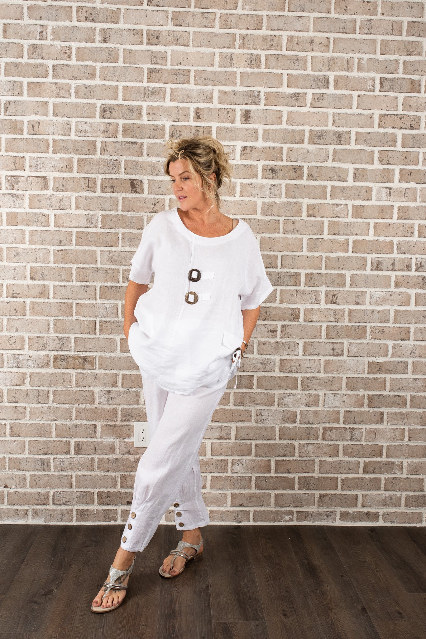 LUV INVERTED PLEAT PANT
