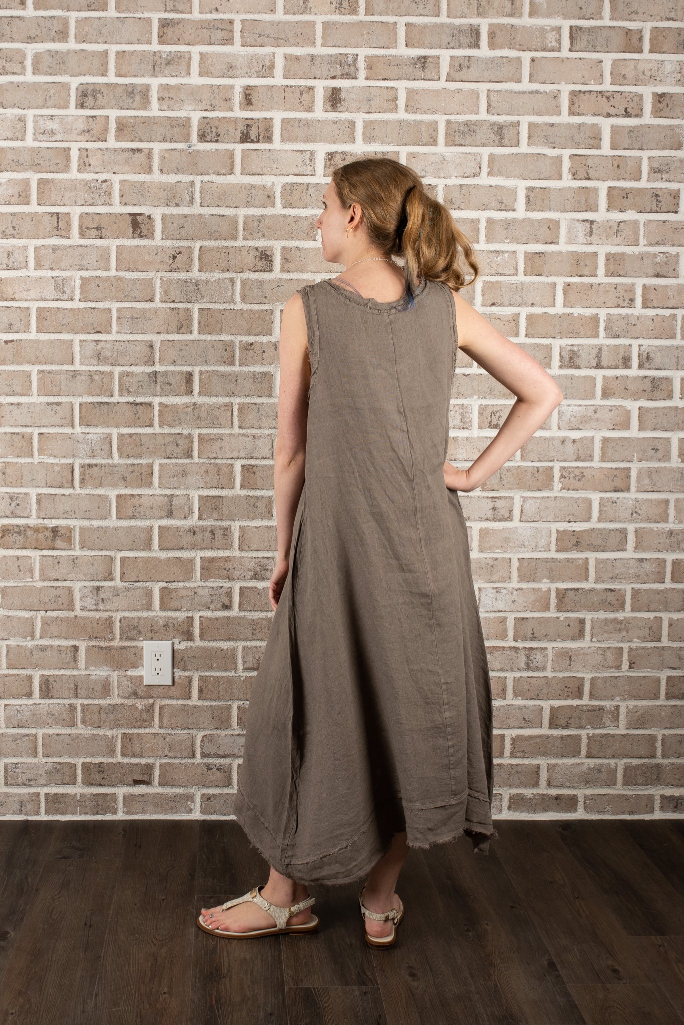P/T RAW EDGE TANK DRESS