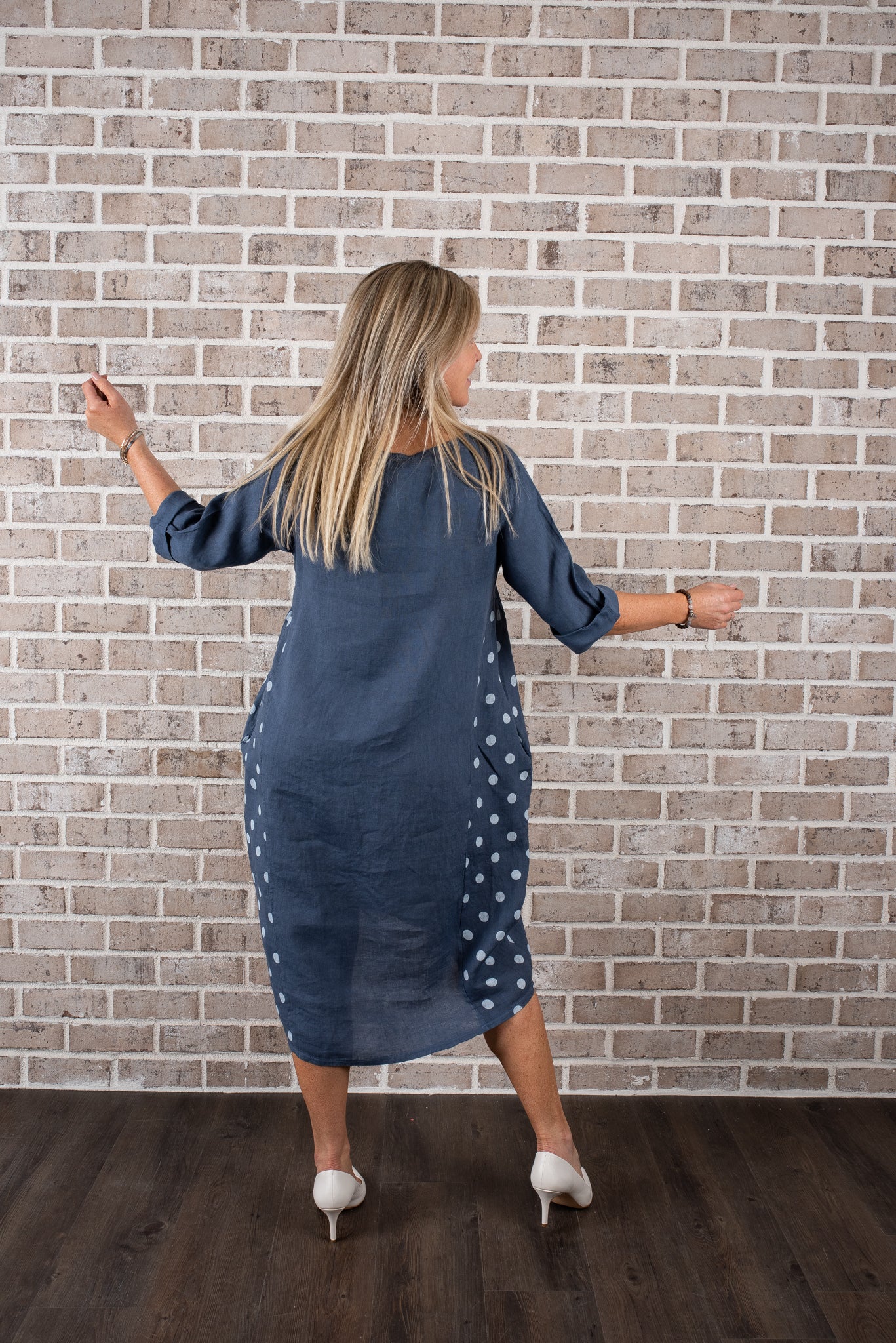 LUV SIDE DOT DRESS