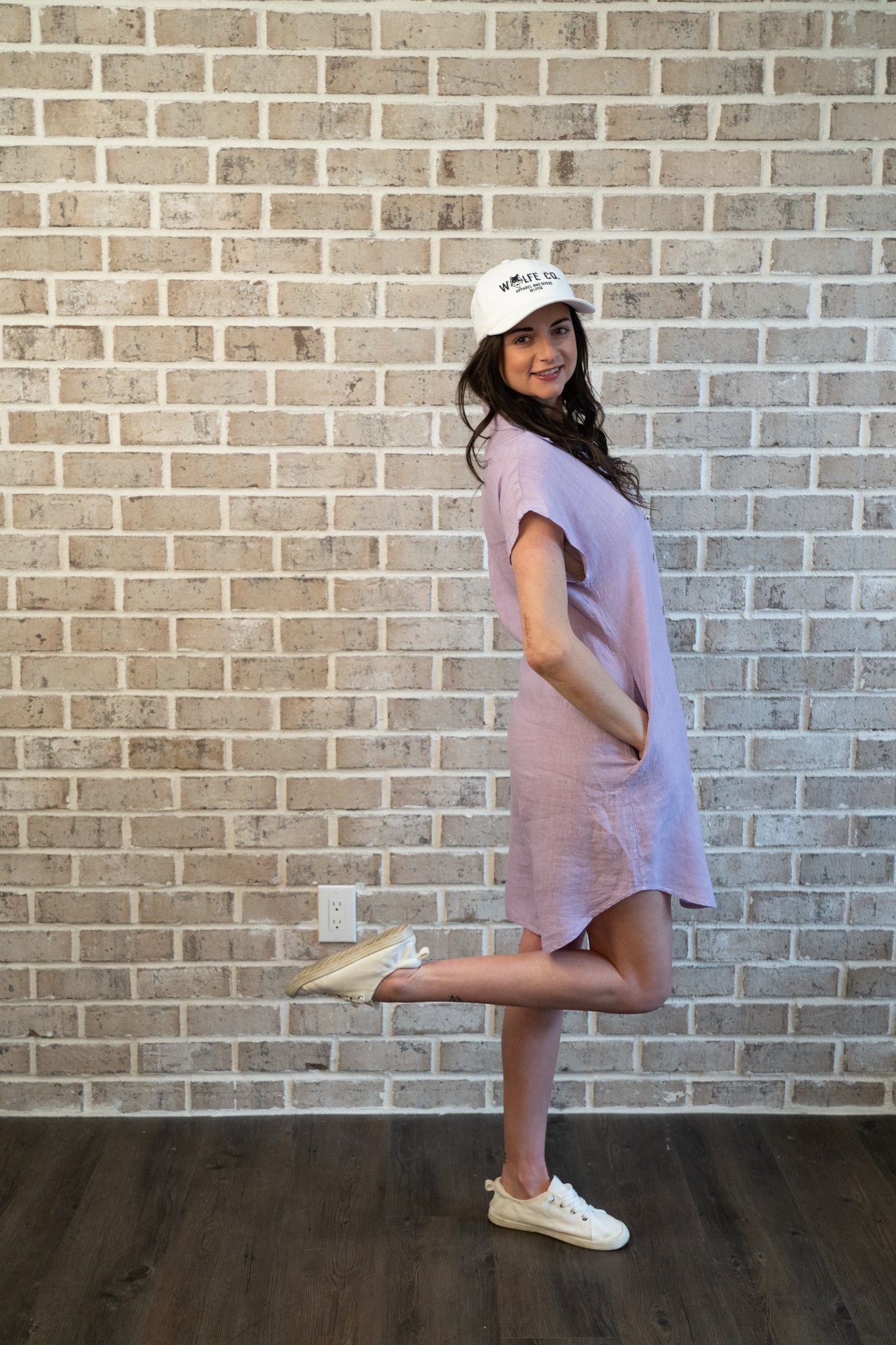 M G CAP SLV SHIFT DRESS