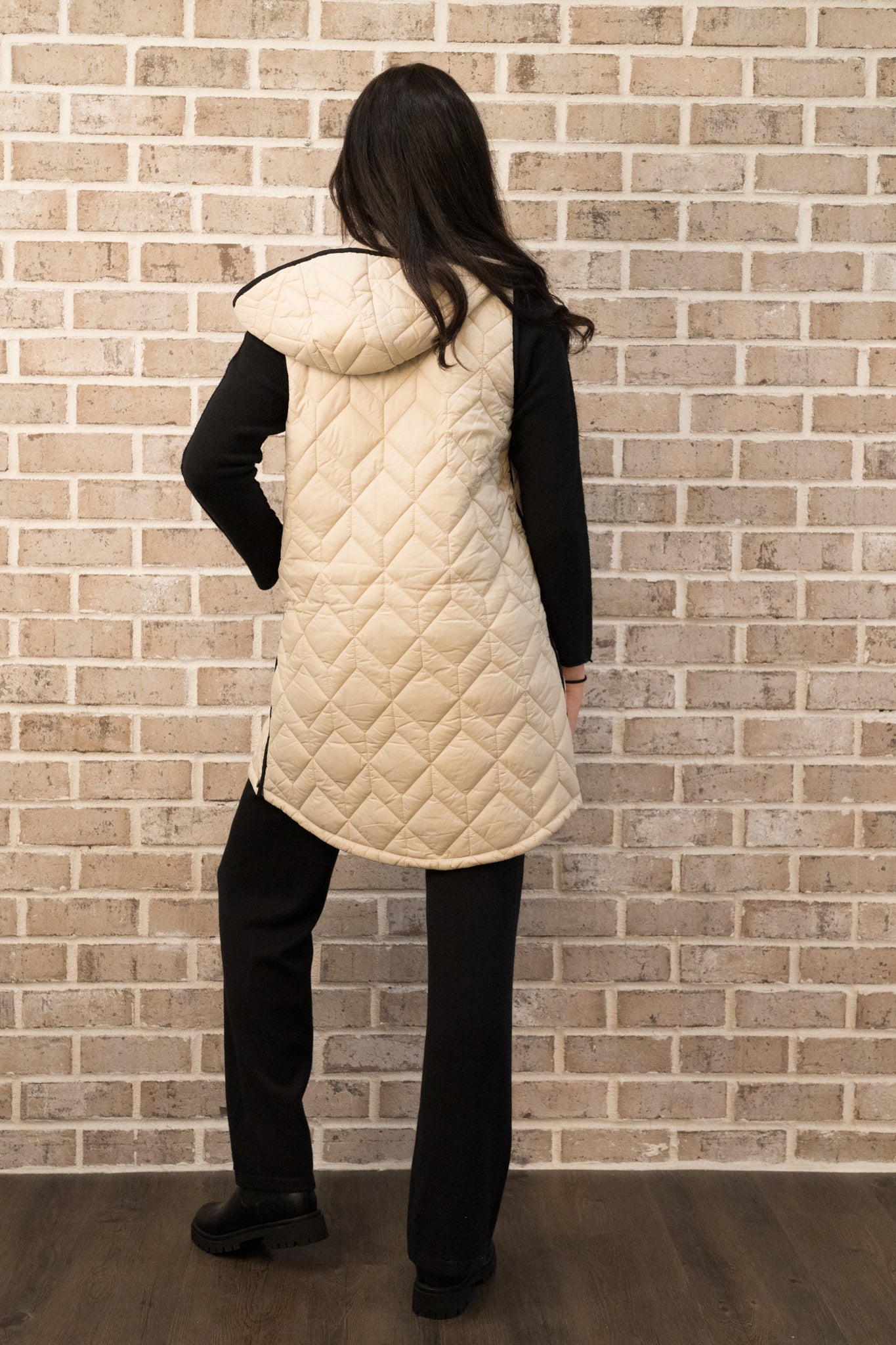 C/B LONG PUFFER VEST